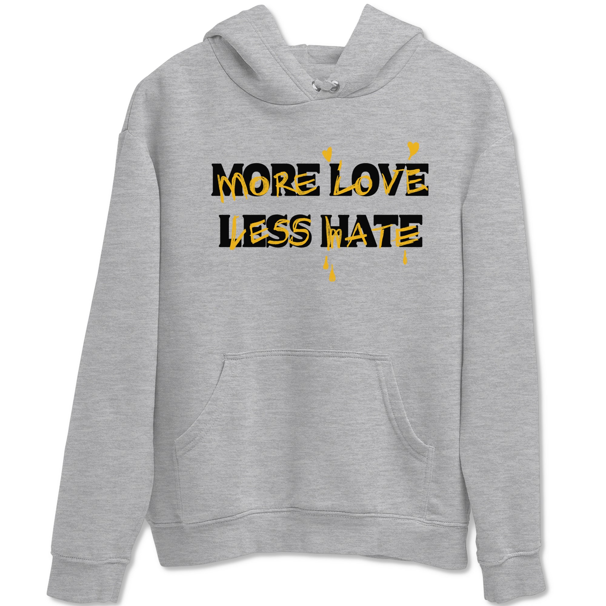 More Love Less Hate snkmatch Tees - Dunk High Pollen