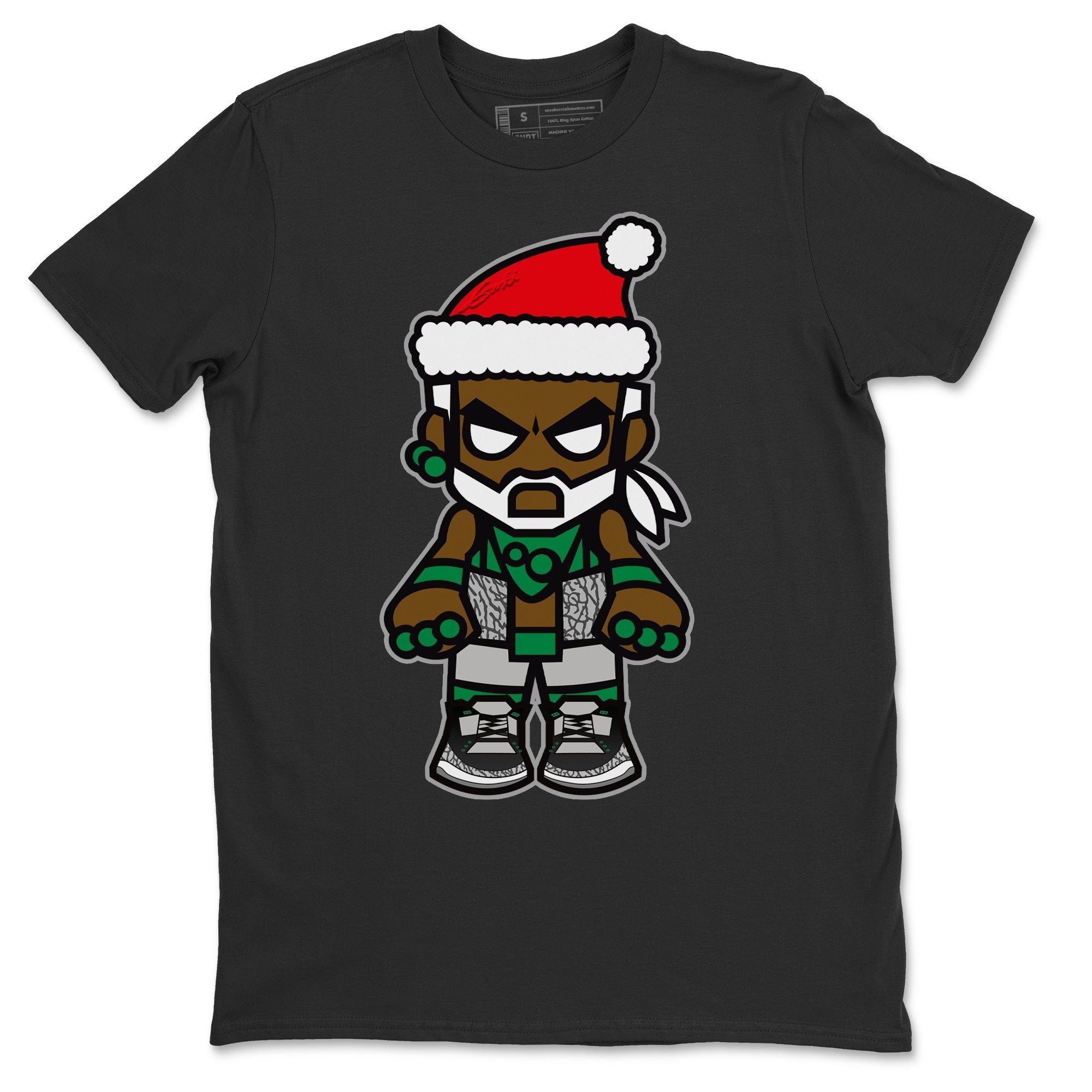 Mr Santa Unisex Tops - Air Jordan 3 Pine Green