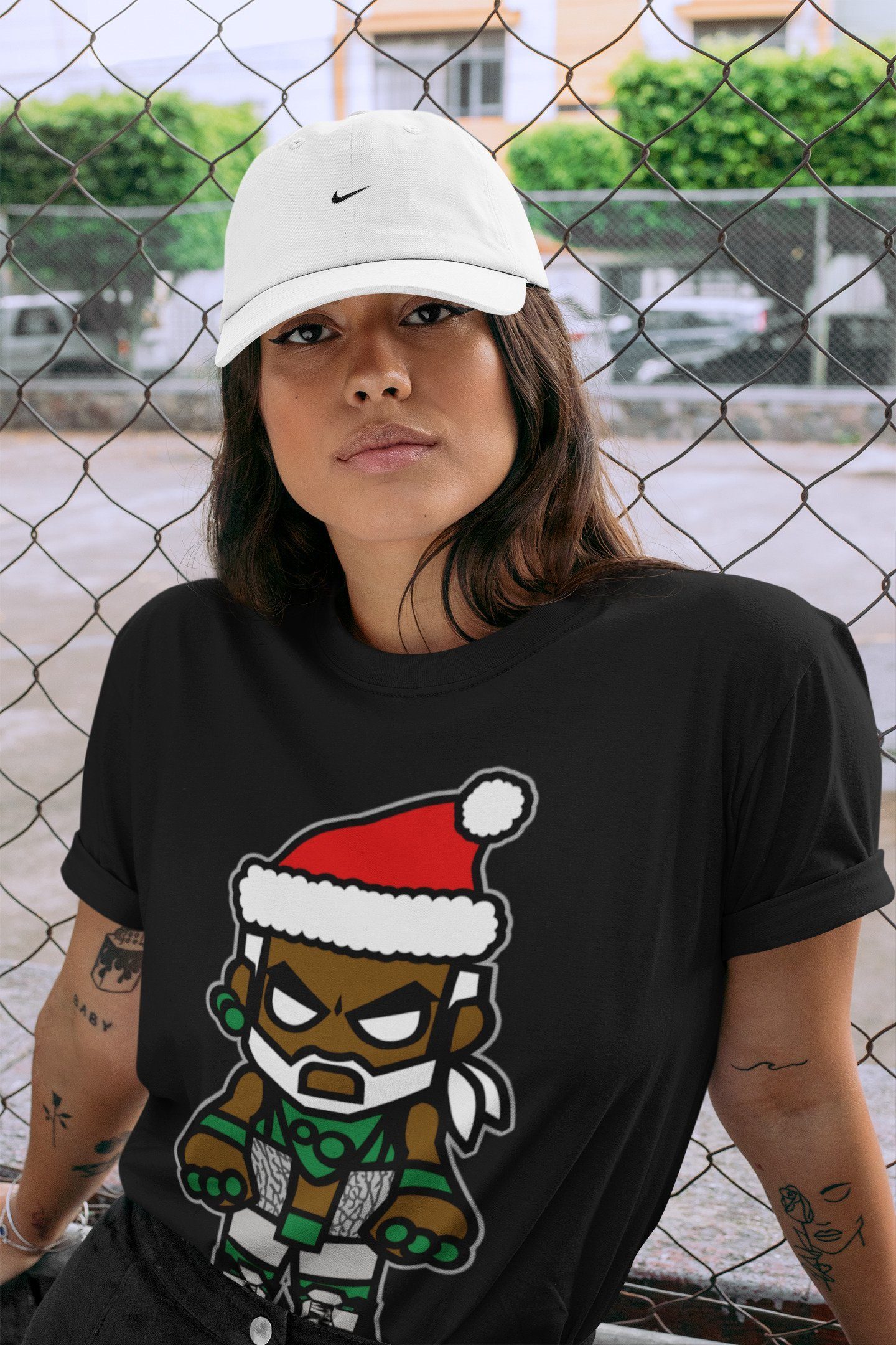 Mr Santa Unisex Tops - Air Jordan 3 Pine Green