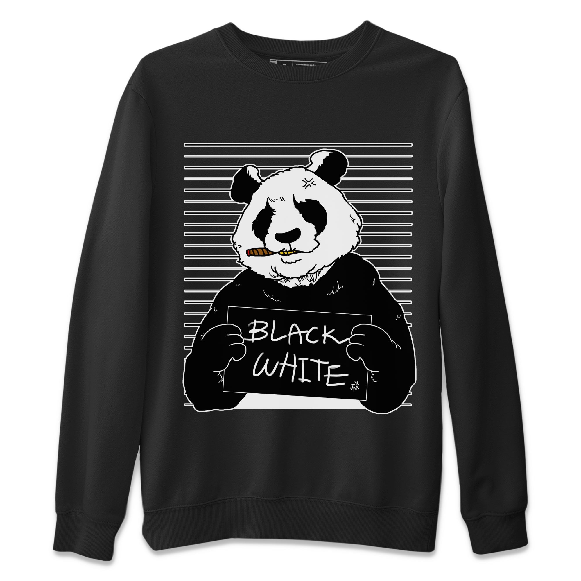 Mugshot Unisex Tops - Air Jordan 1 Black White