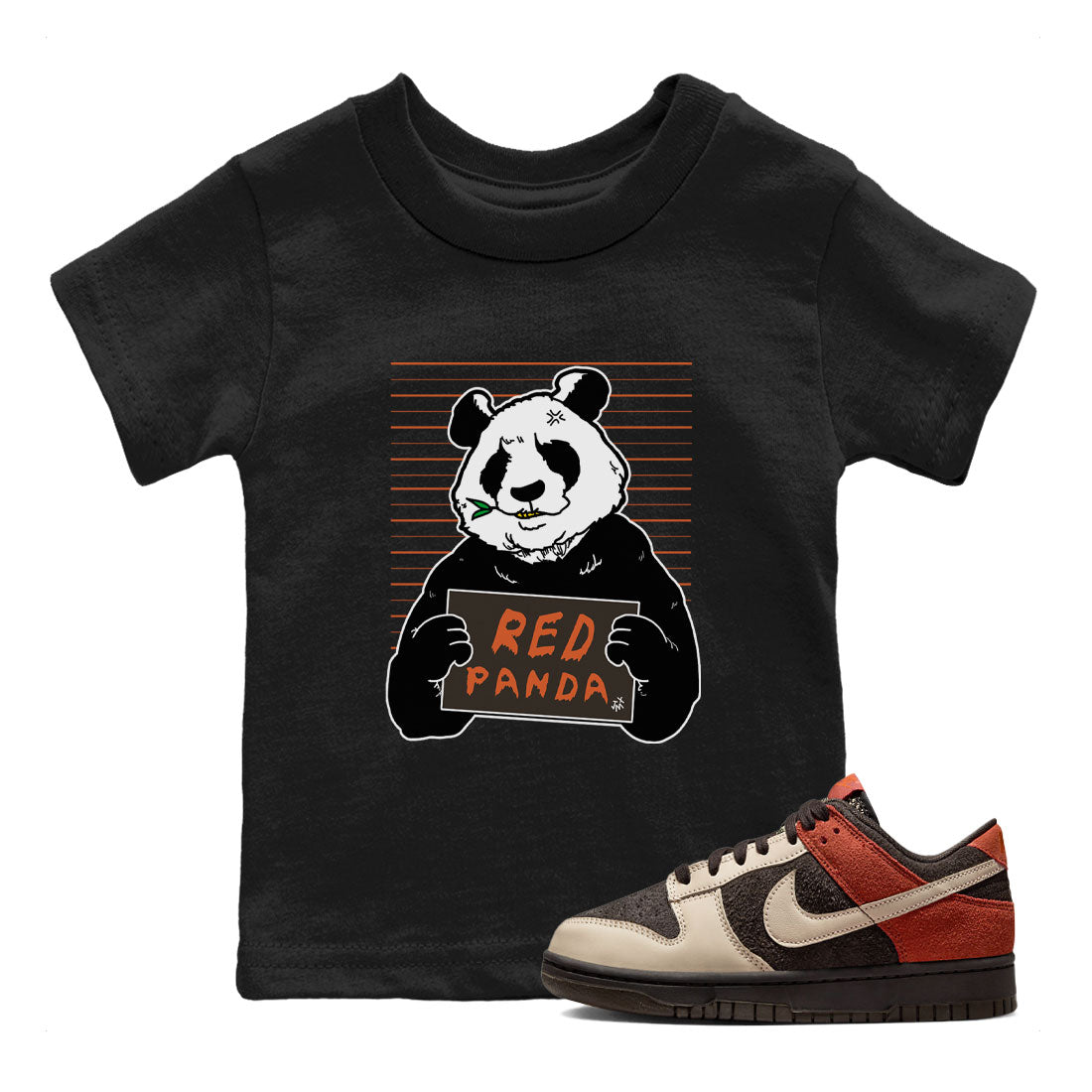 Mugshot snkmatch Tee Kids - Dunk Red Panda