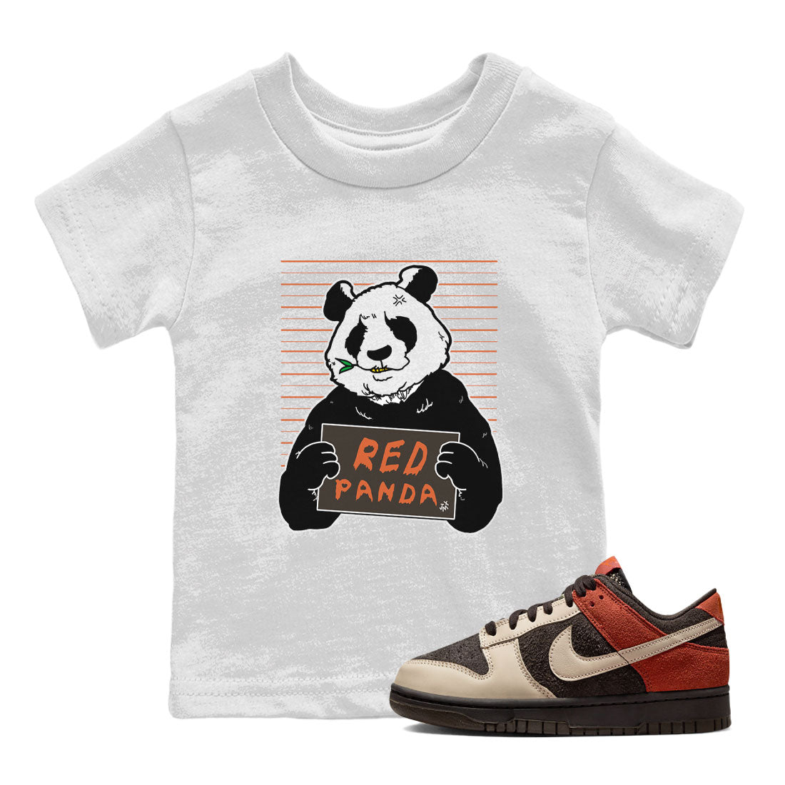 Mugshot snkmatch Tee Kids - Dunk Red Panda