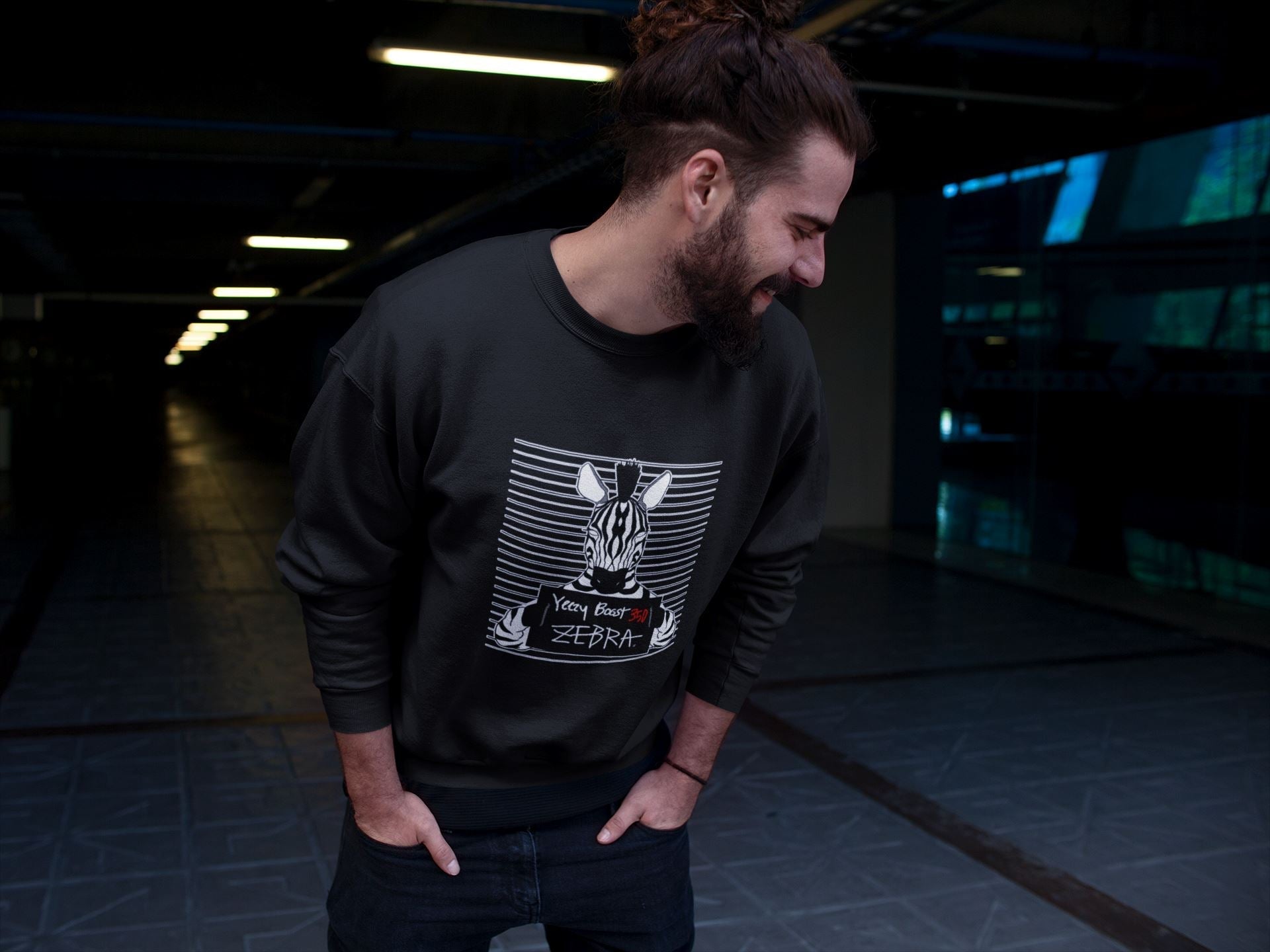 Mugshot Unisex Tops - Yeezy 350 Zebra