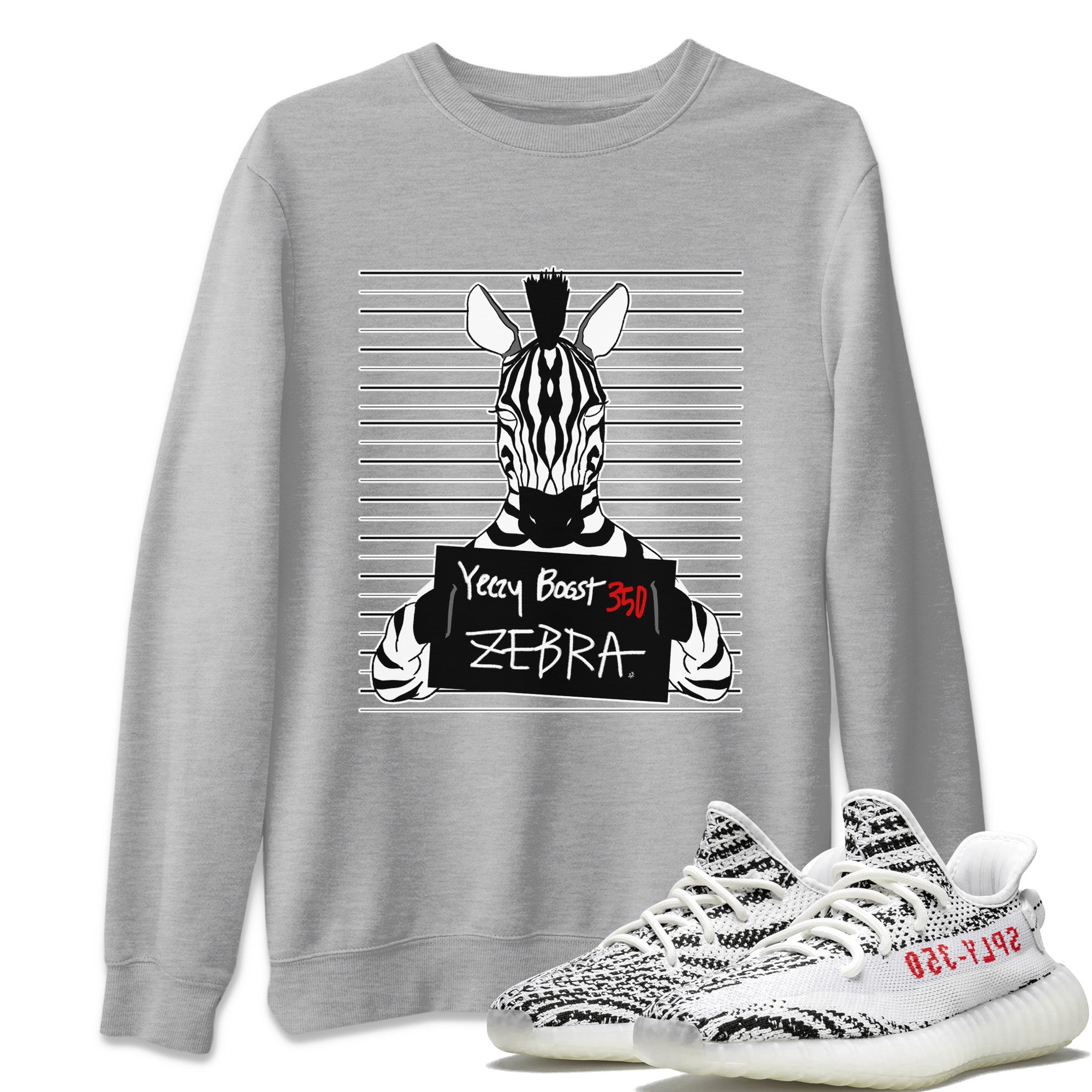 Mugshot Unisex Tops - Yeezy 350 Zebra