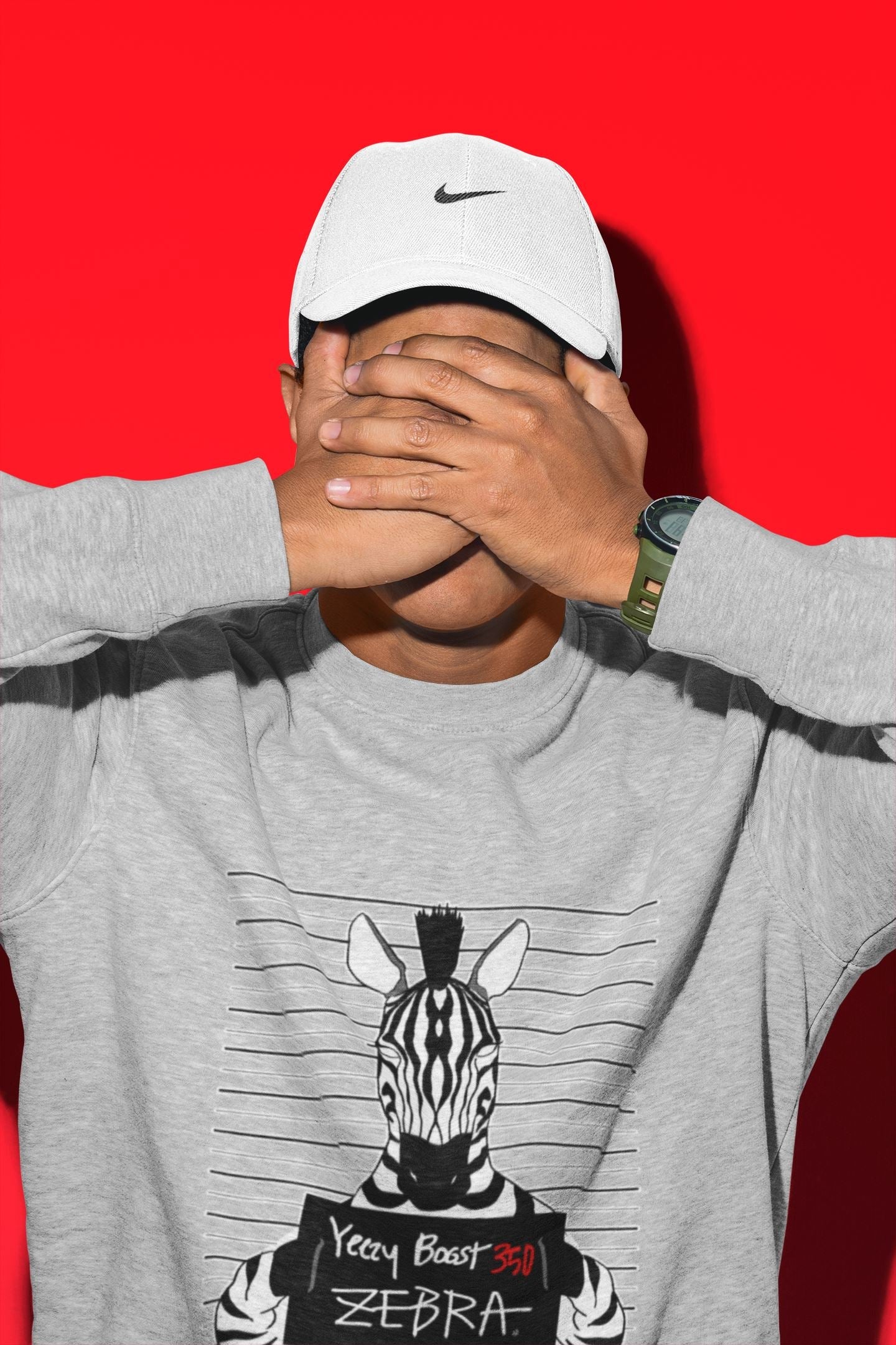 Mugshot Unisex Tops - Yeezy 350 Zebra