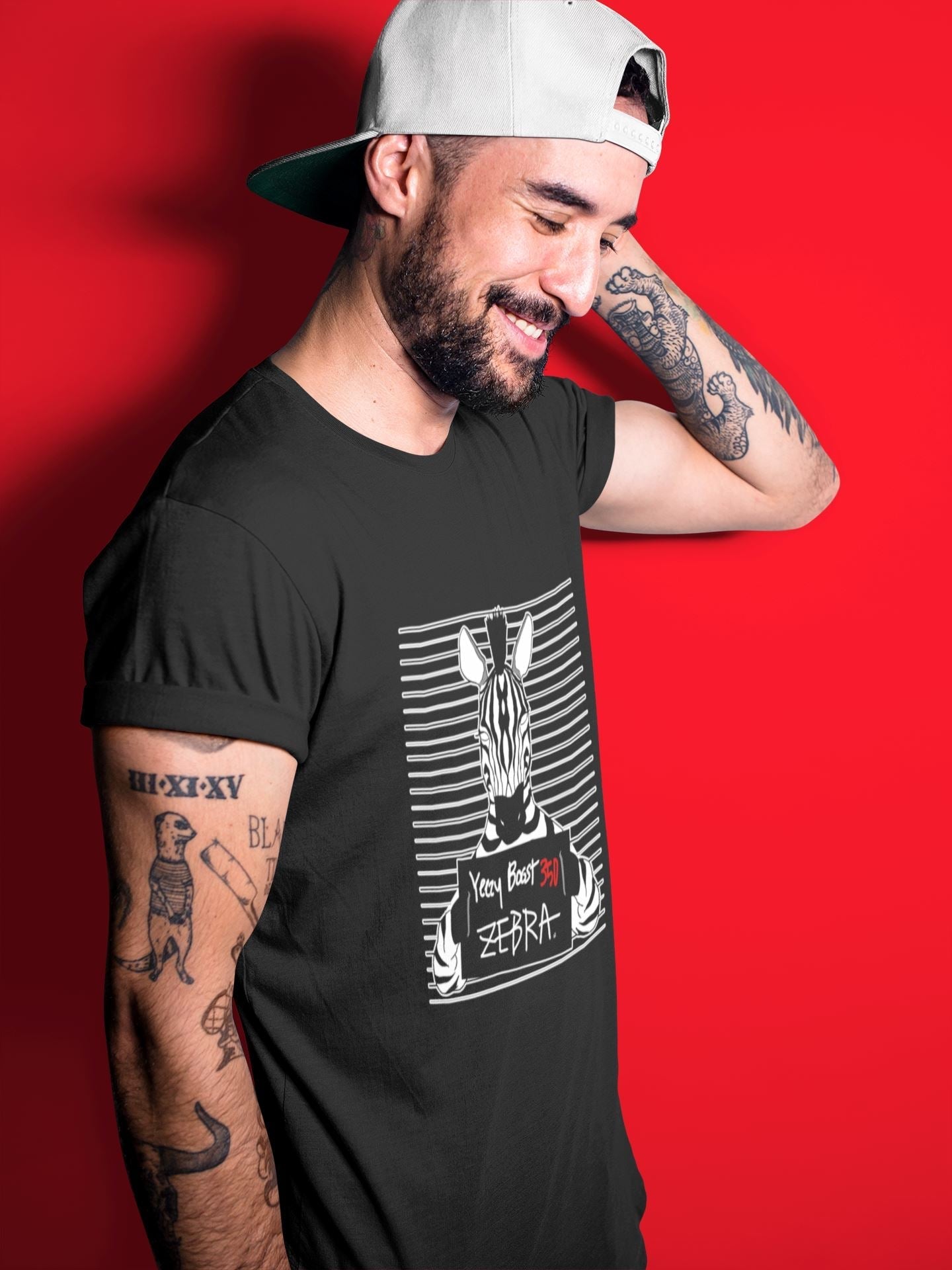 Mugshot Unisex Tops - Yeezy 350 Zebra