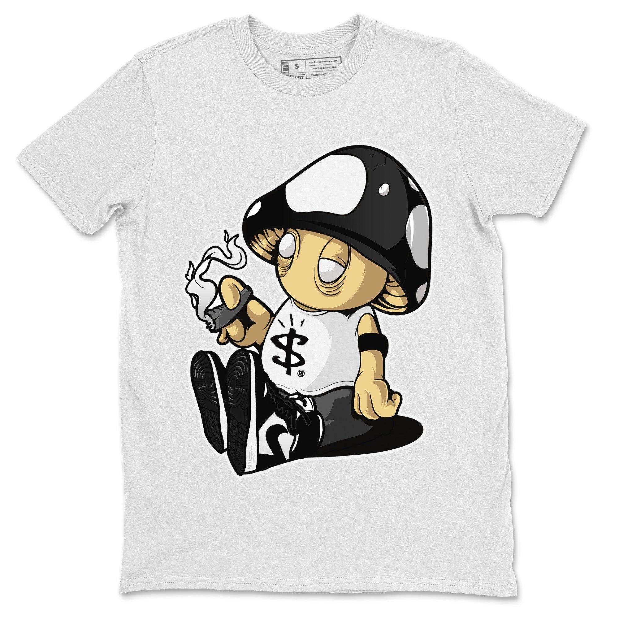 Mushrooms Unisex Tops - Air Jordan 1 Black White