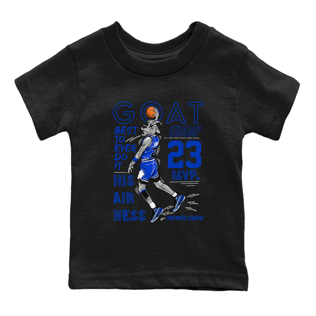 MVP Goat snkmatch Tees Kids - Air Foamposite One Royal