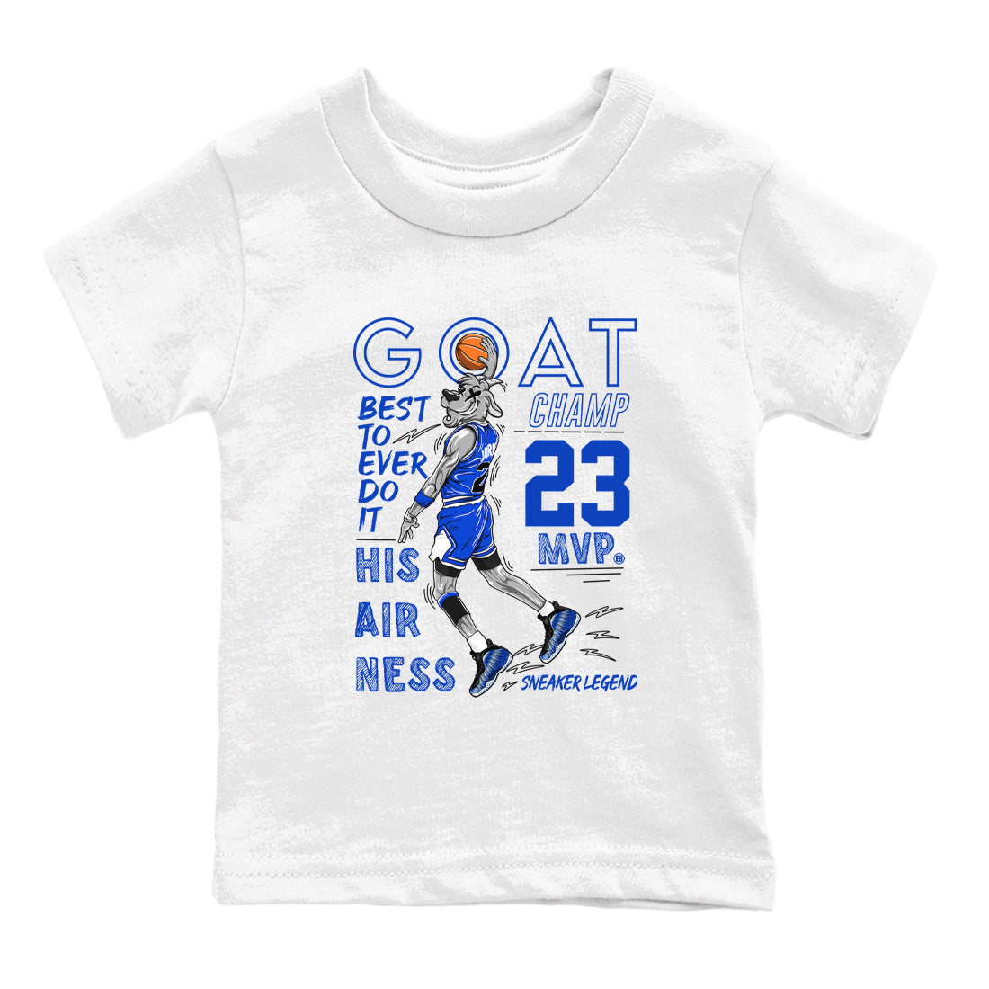 MVP Goat snkmatch Tees Kids - Air Foamposite One Royal