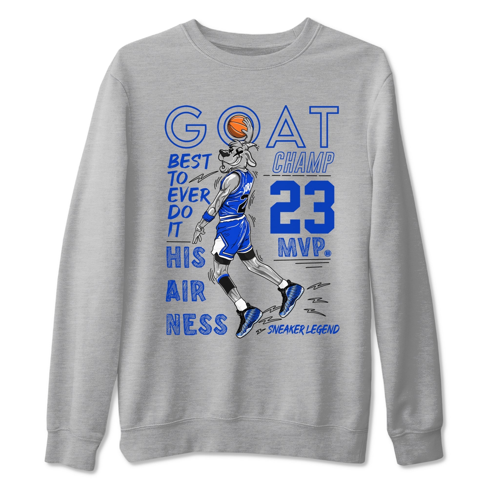 MVP Goat snkmatch Tees - Air Foamposite One Royal