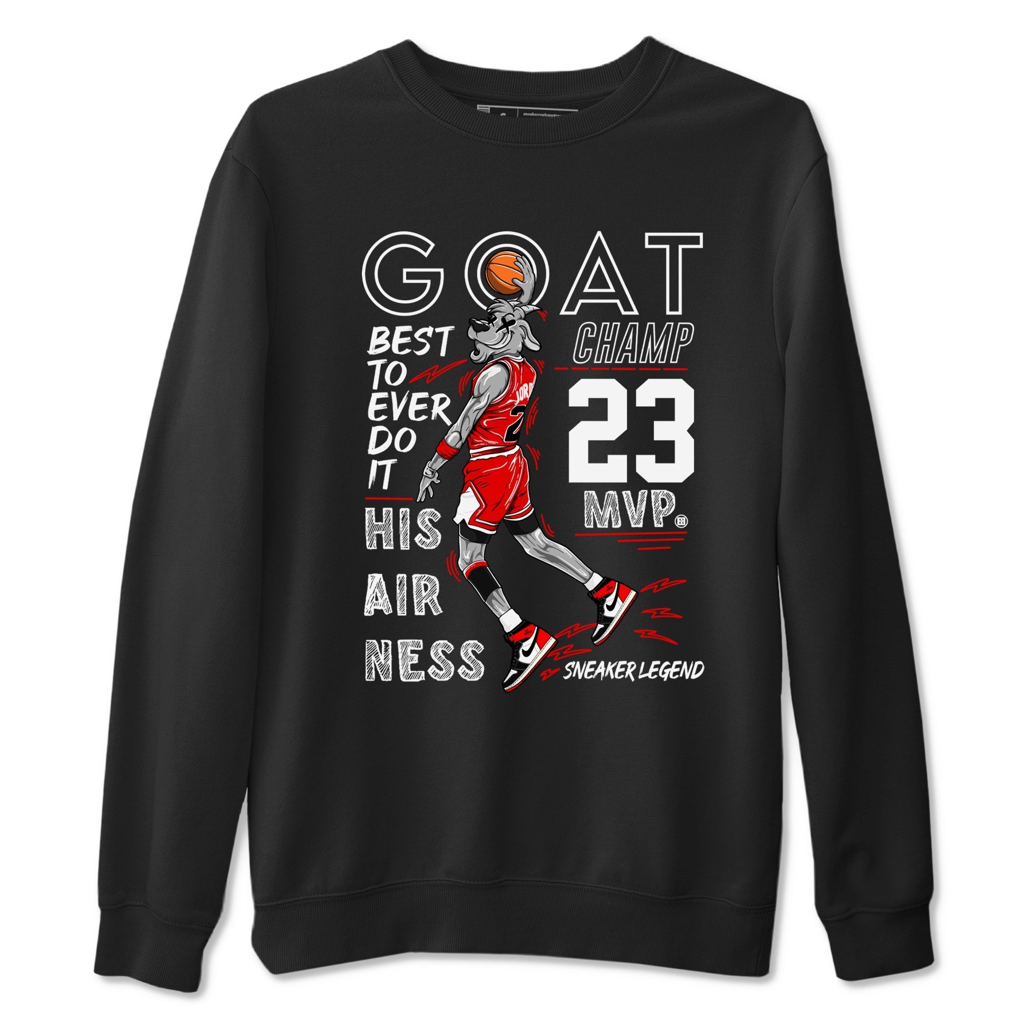MVP Goat snkmatch Tees - Air Jordan 1 Black Toe Reimagined