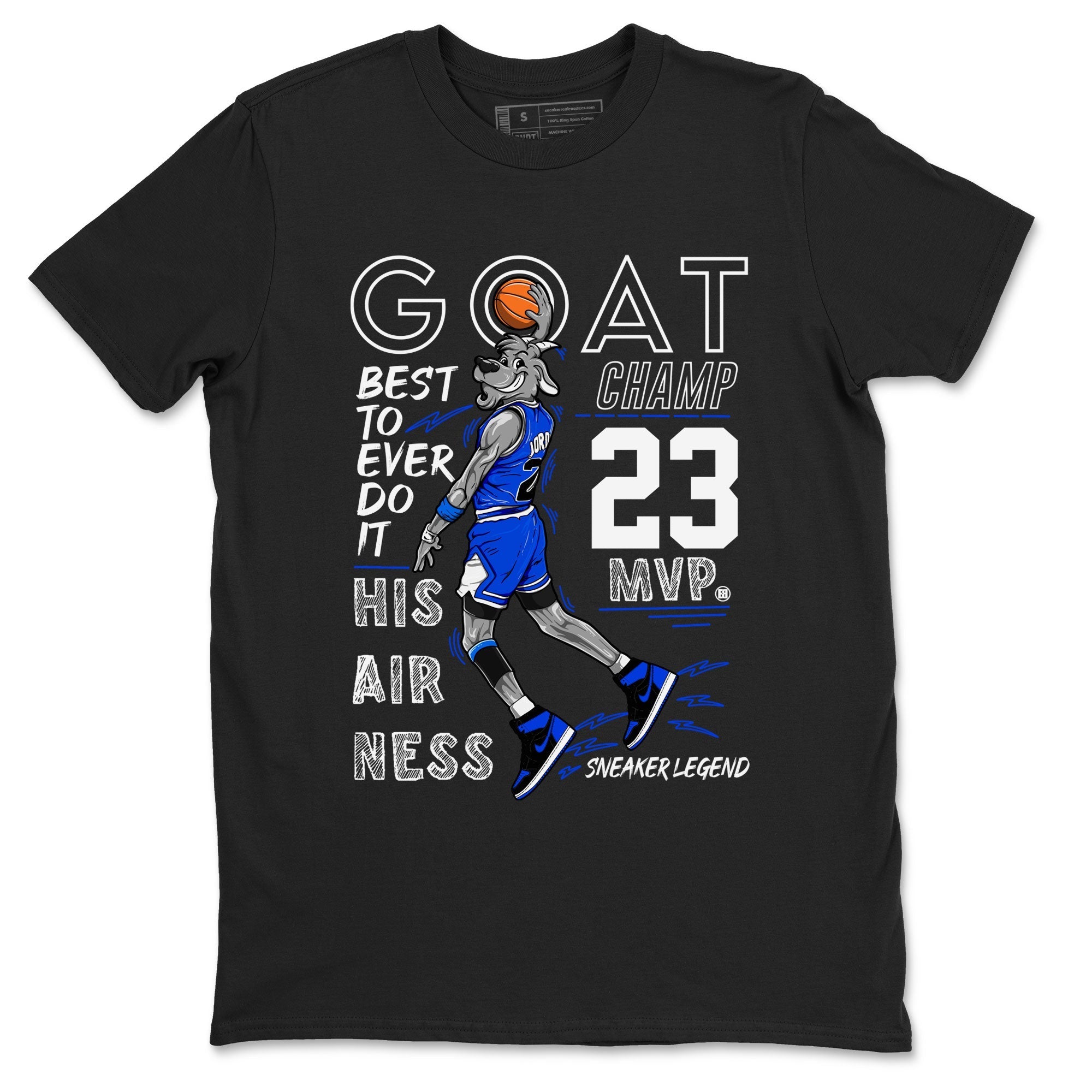 MVP Goat snkmatch Tee - Air Jordan 1 Royal Reimagined