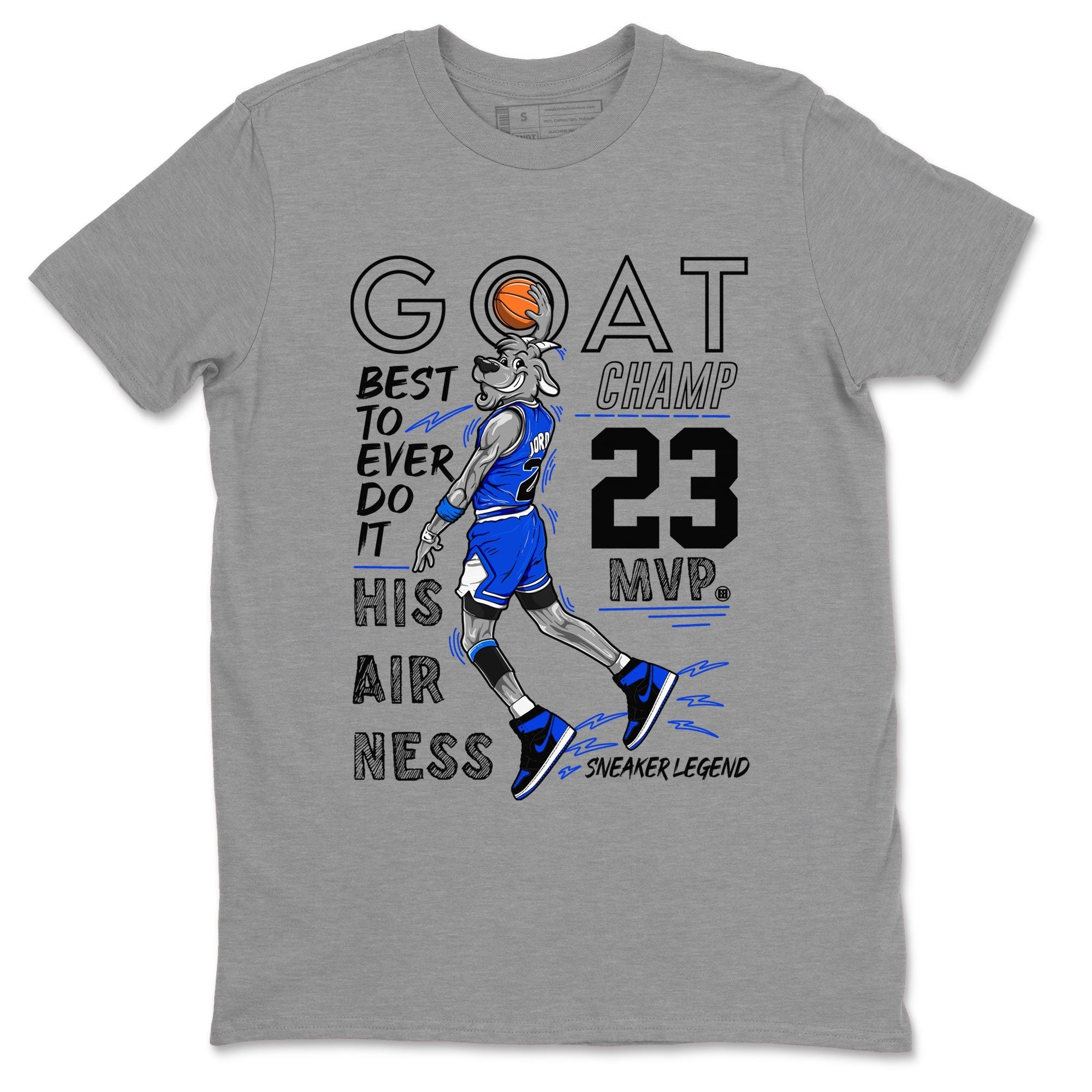 MVP Goat snkmatch Tee - Air Jordan 1 Royal Reimagined