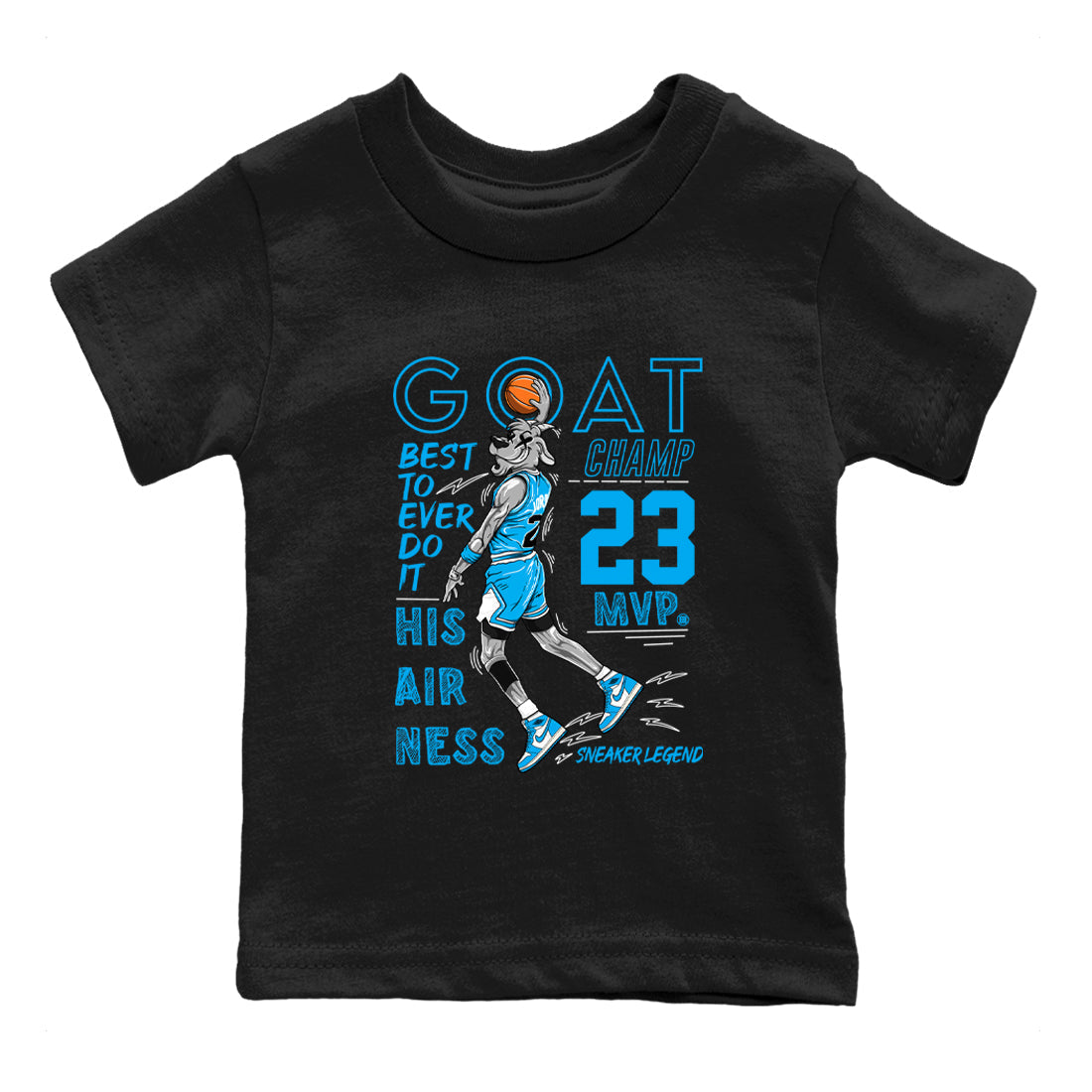 MVP Goat snkmatch Tees Kids - Air Jordan 1 UNC Reimagined