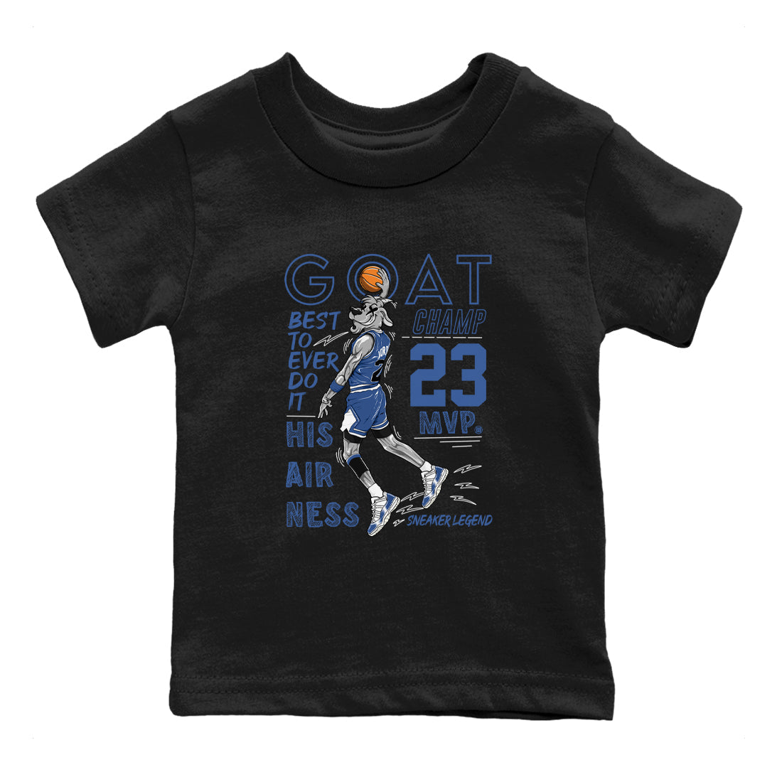 MVP Goat snkmatch Tees Kids - Air Jordan 11 Diffused Blue