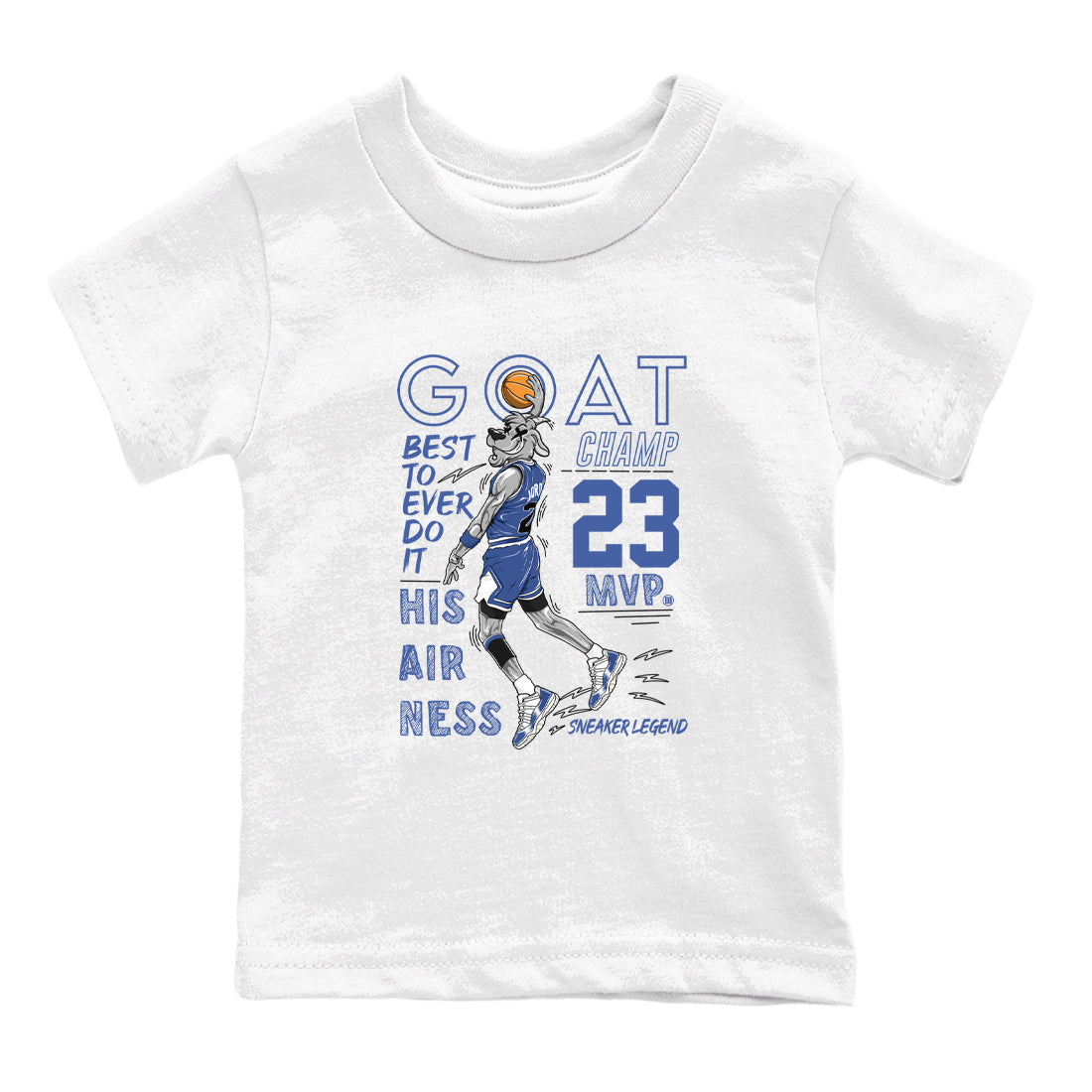 MVP Goat snkmatch Tees Kids - Air Jordan 11 Diffused Blue