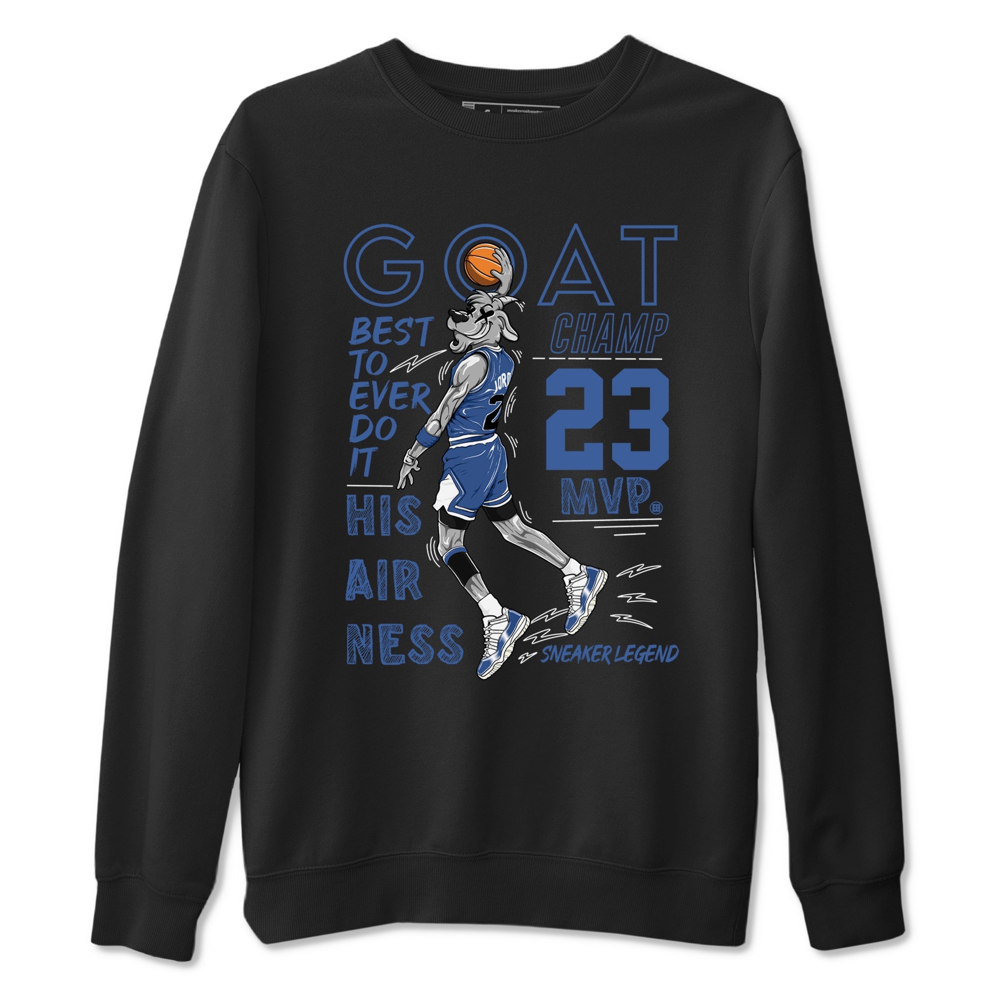 MVP Goat snkmatch Tees - Air Jordan 11 Diffused Blue