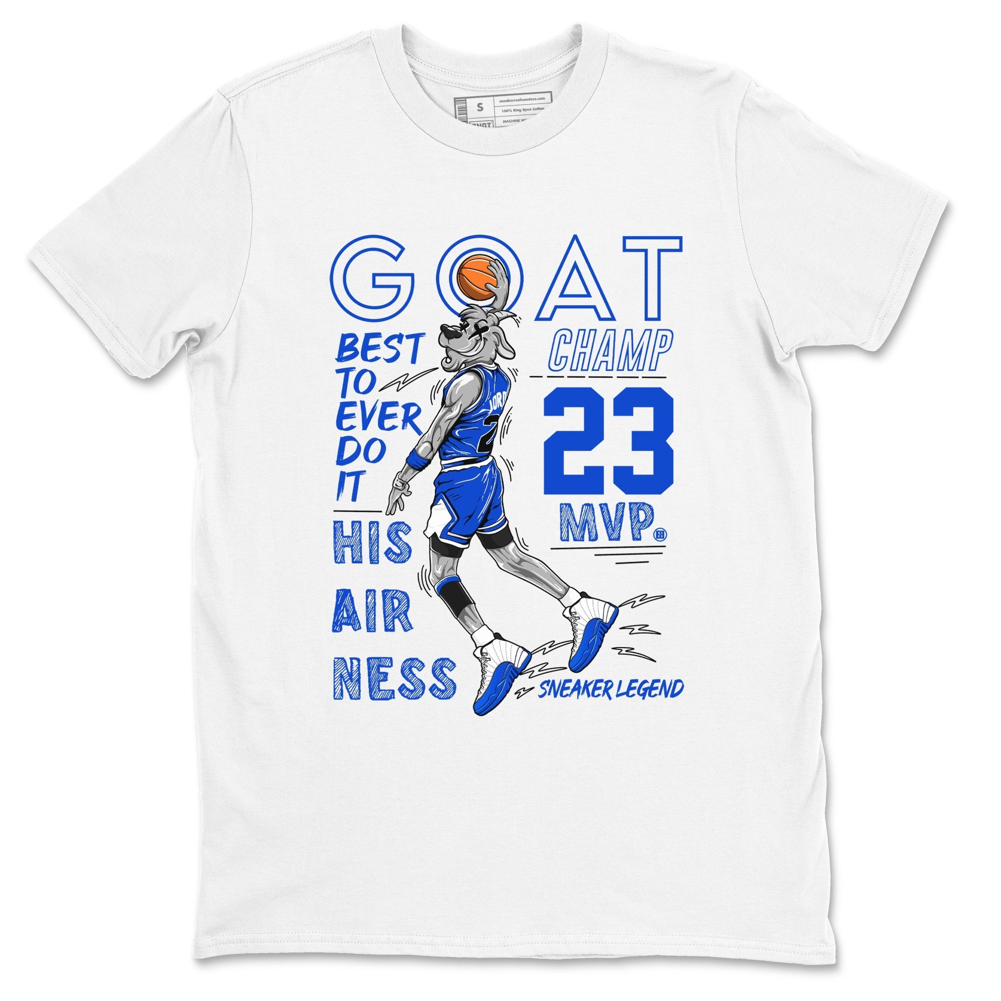 MVP Goat snkmatch Tees - Air Jordan 12 Blueberry