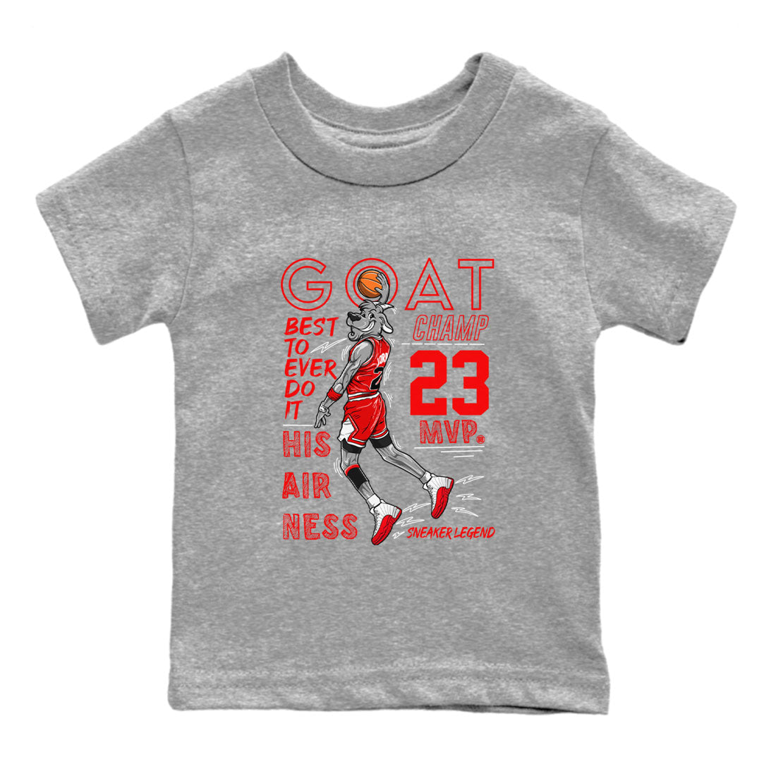 MVP Goat snkmatch Tee Kids - Air Jordan 12 Cherry