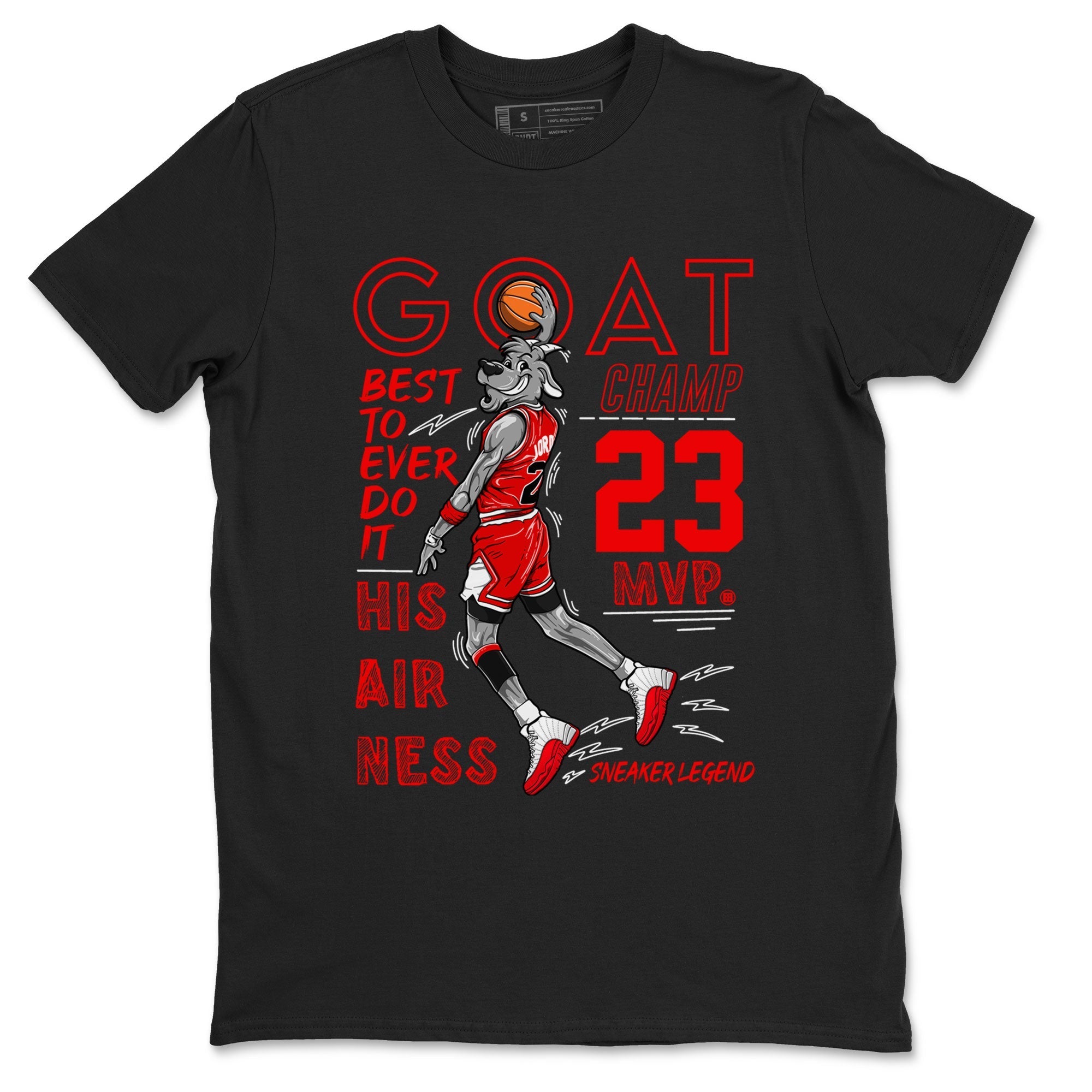 MVP Goat snkmatch Tee - Air Jordan 12 Cherry