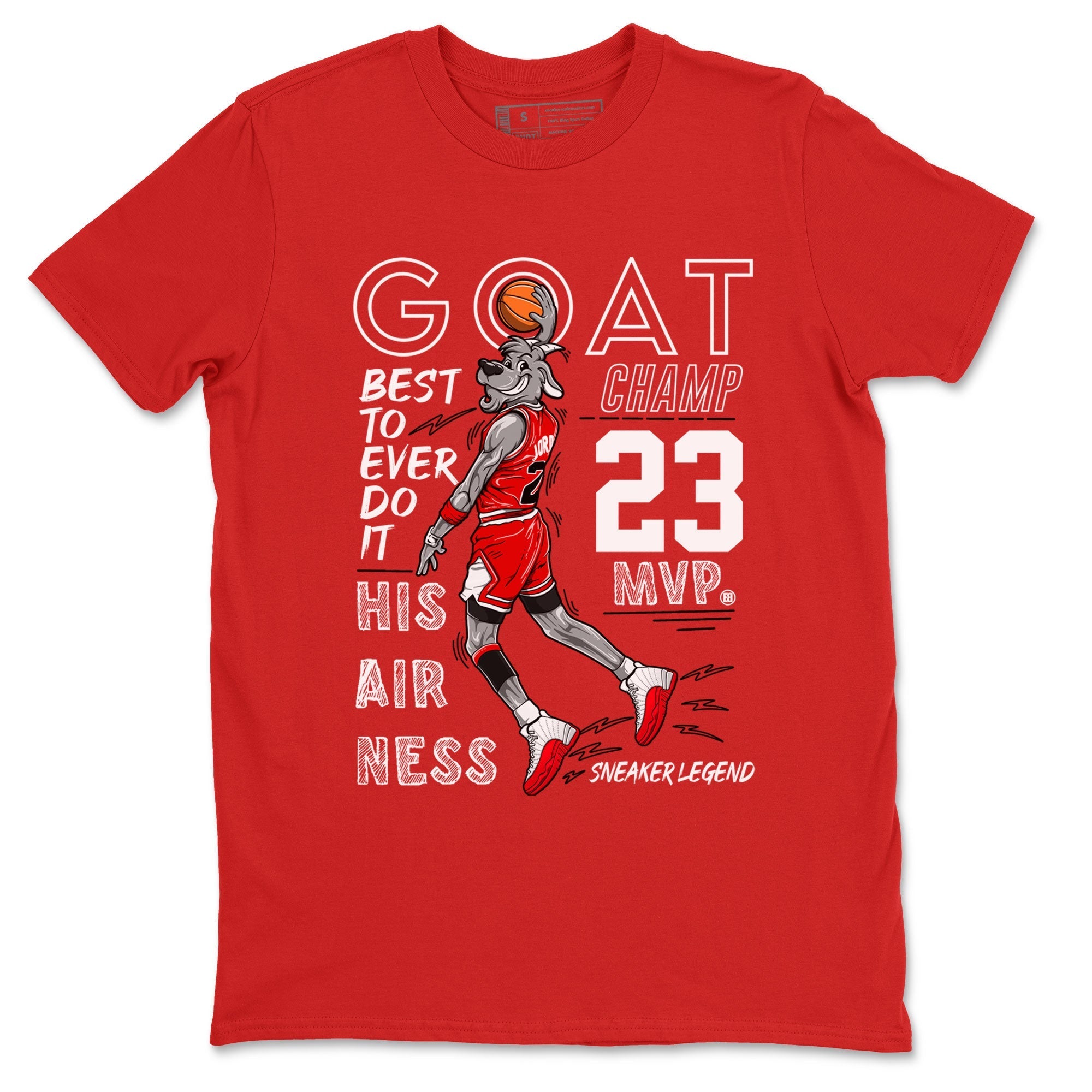 MVP Goat snkmatch Tee - Air Jordan 12 Cherry