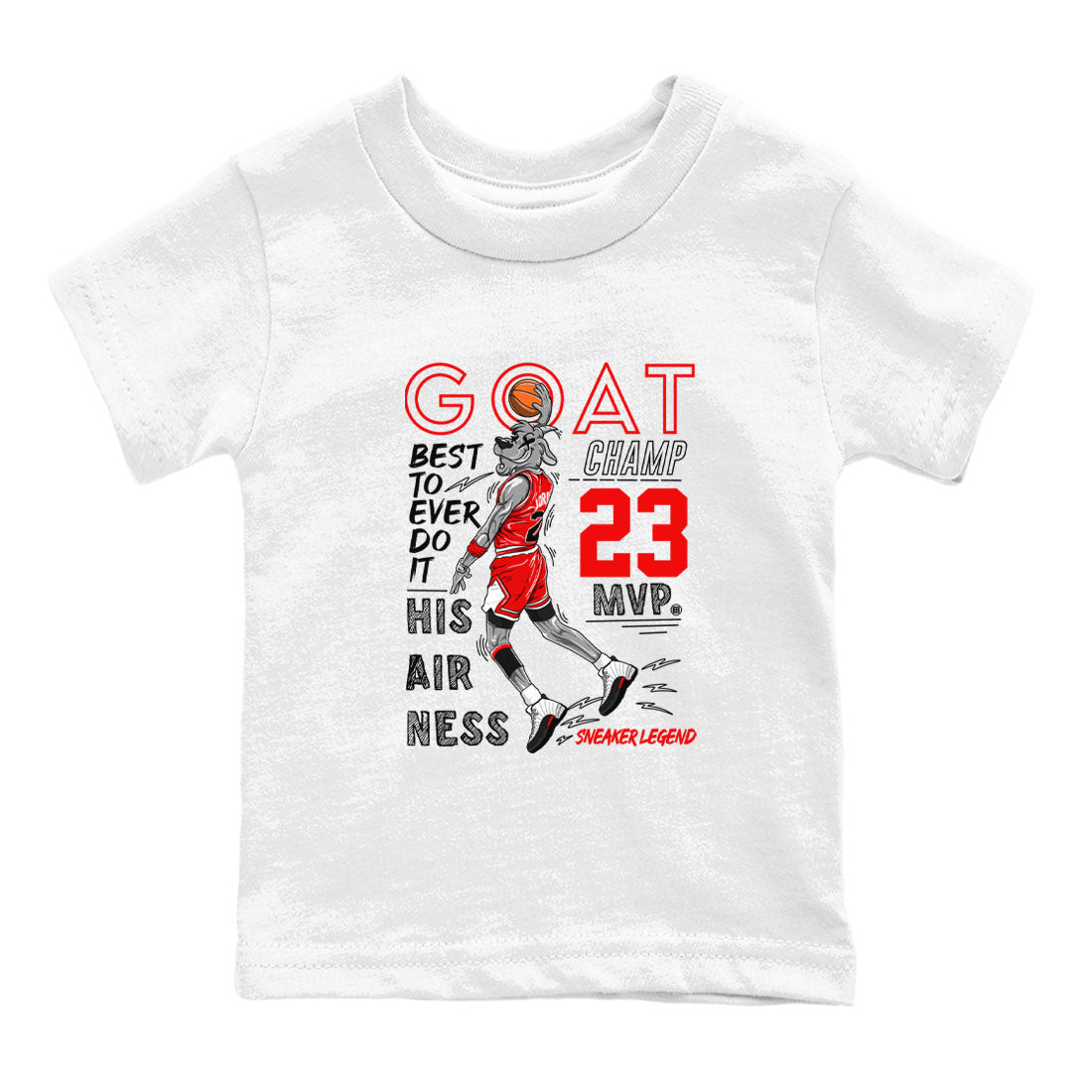 MVP Goat snkmatch Tees Kids - Air Jordan 12 Taxi Flip