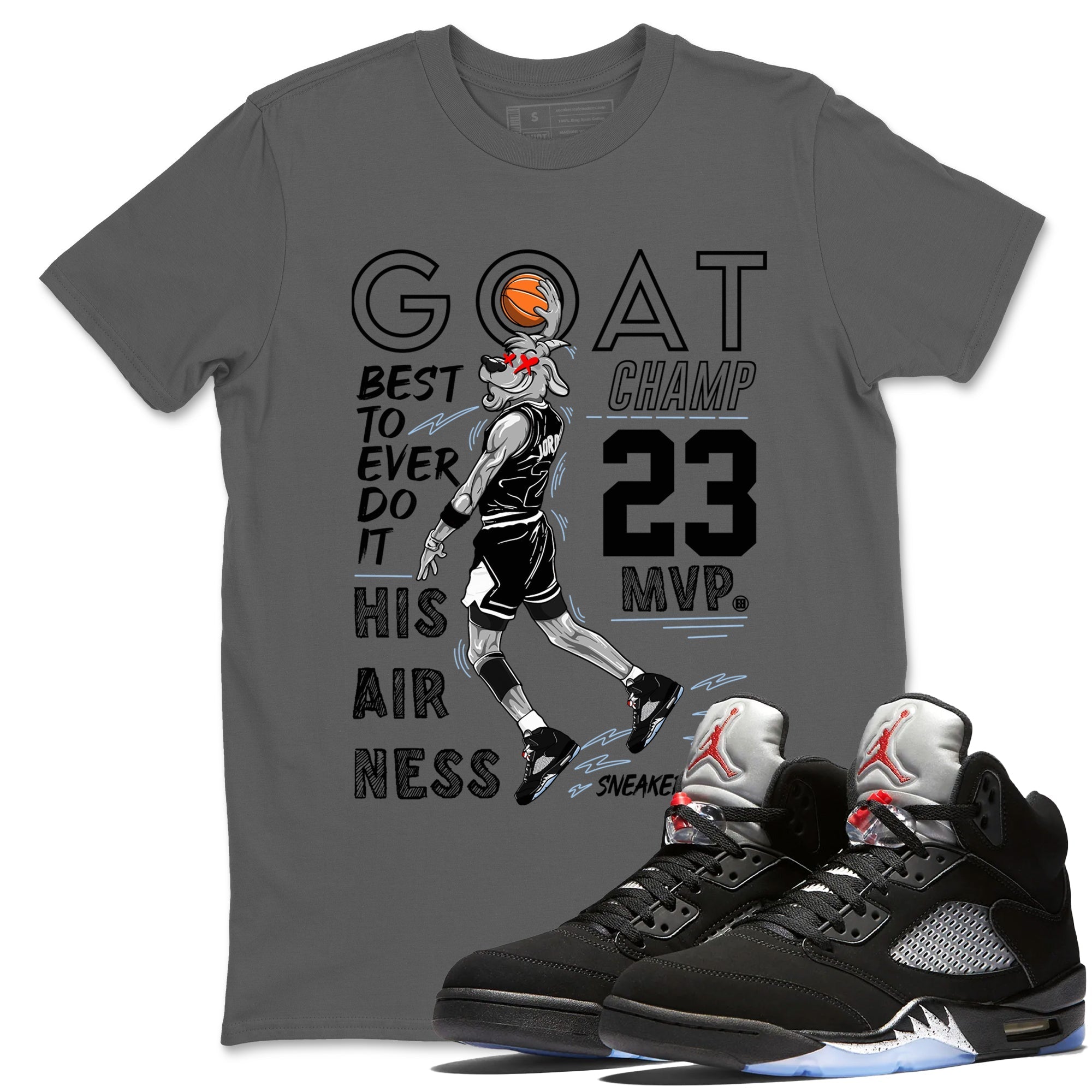 MVP Goat snkmatch Tees - Air Jordan 5 Reimagined