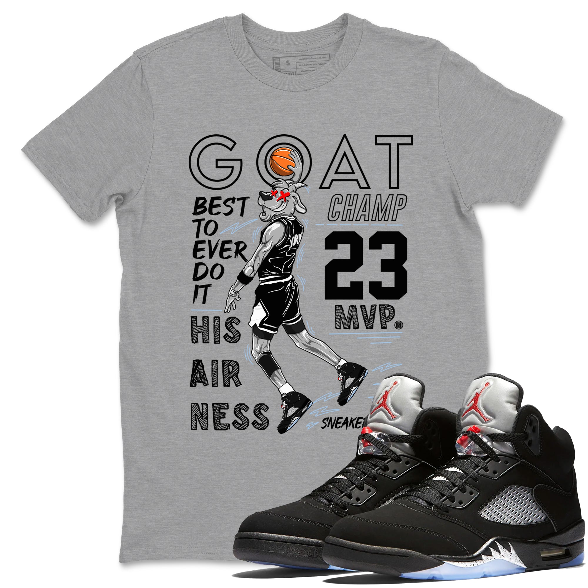 MVP Goat snkmatch Tees - Air Jordan 5 Reimagined