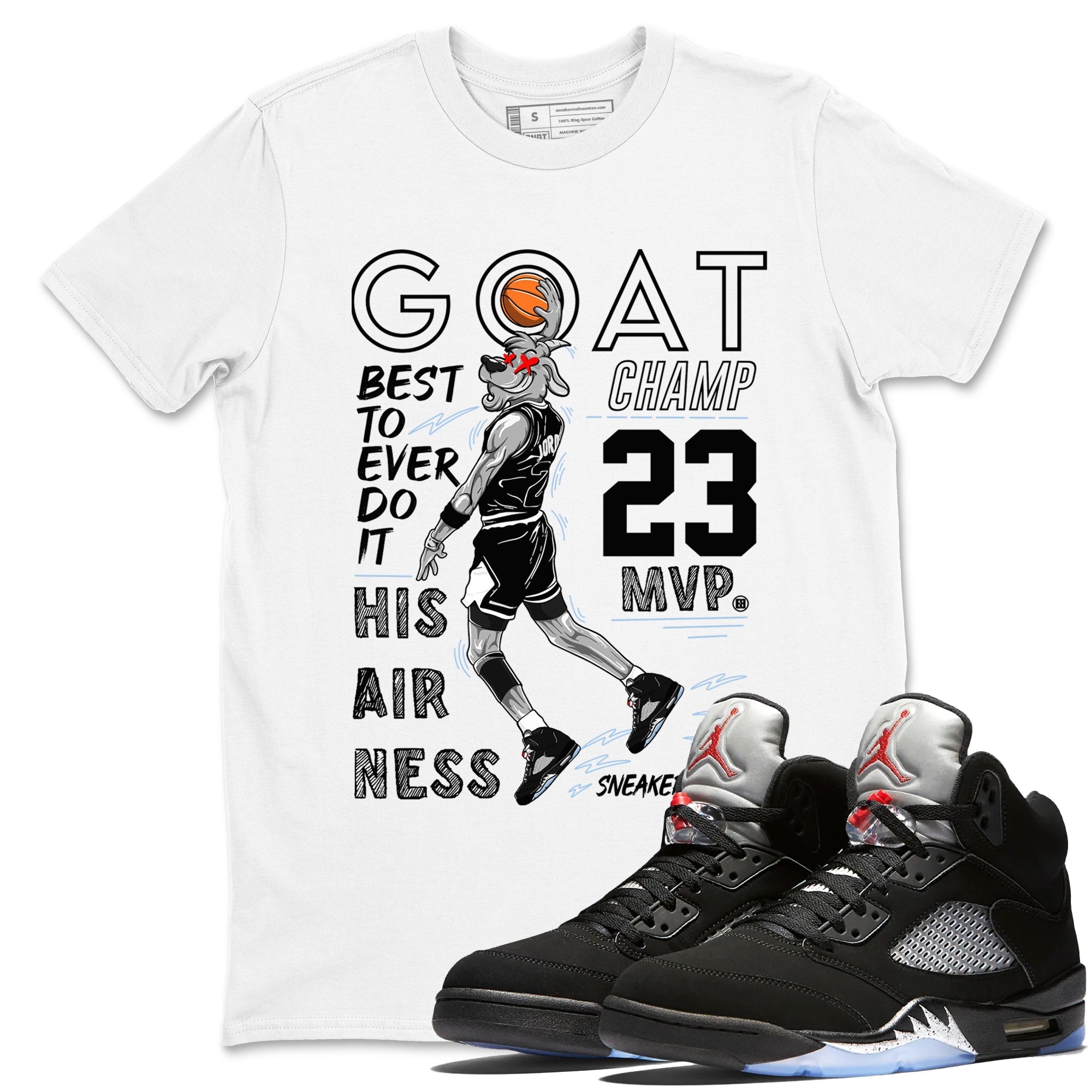 MVP Goat snkmatch Tees - Air Jordan 5 Reimagined