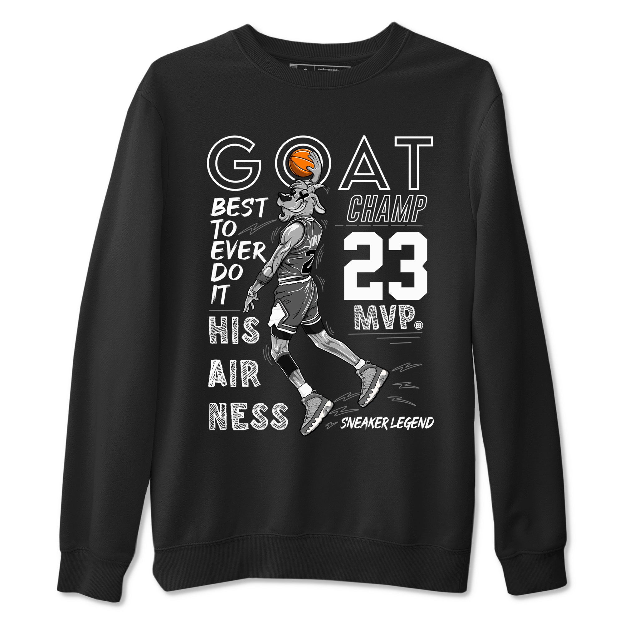 MVP Goat snkmatch Tees - Air Jordan 9 Cool Grey