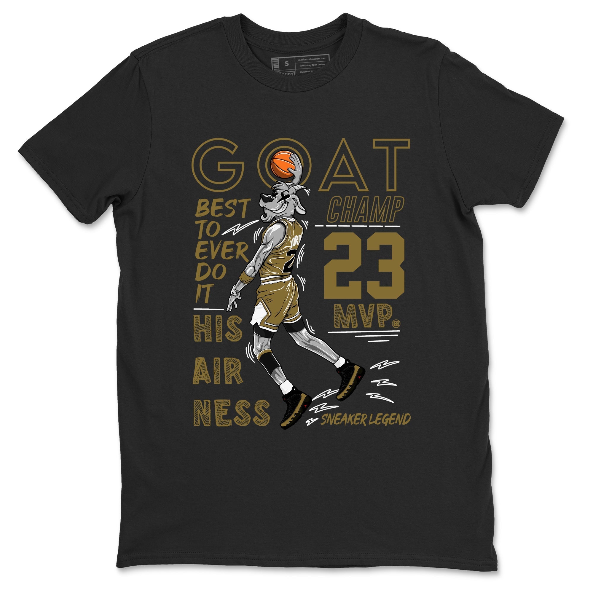 MVP Goat snkmatch Tees - Air Jordan 9 Olive