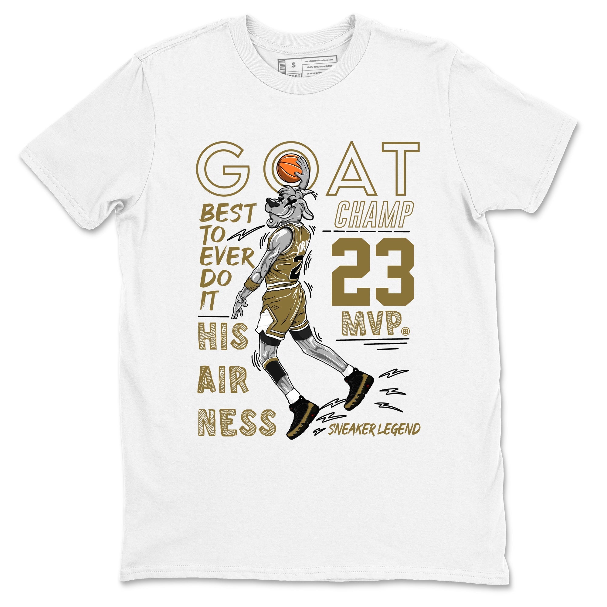 MVP Goat snkmatch Tees - Air Jordan 9 Olive