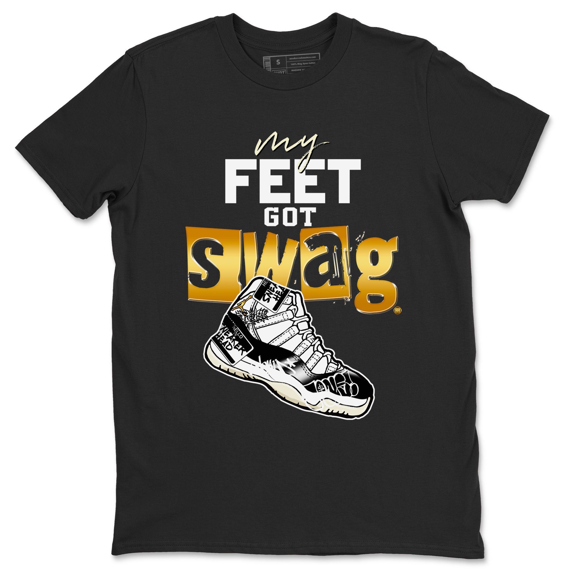 My Feet Got Swag snkmatch Tees - Air Jordan 11 Gratitude