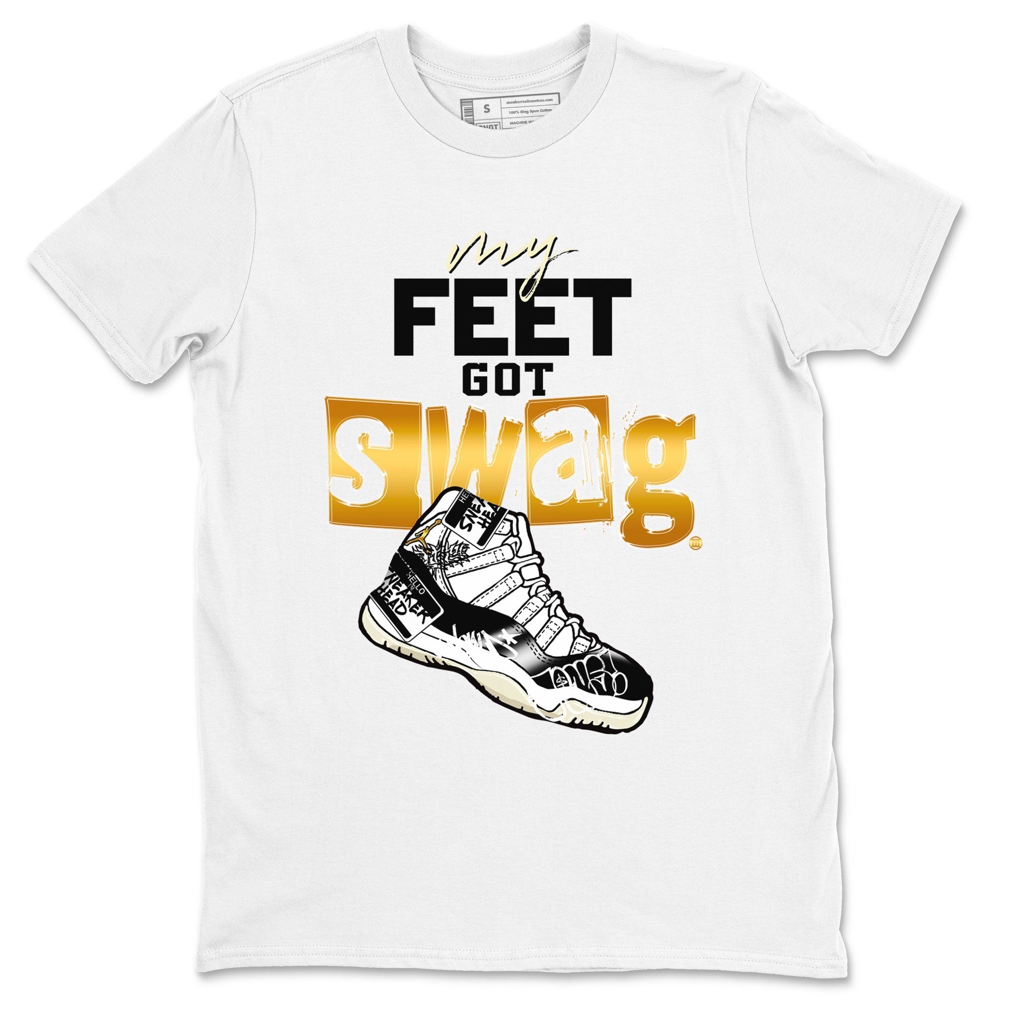 My Feet Got Swag snkmatch Tees - Air Jordan 11 Gratitude