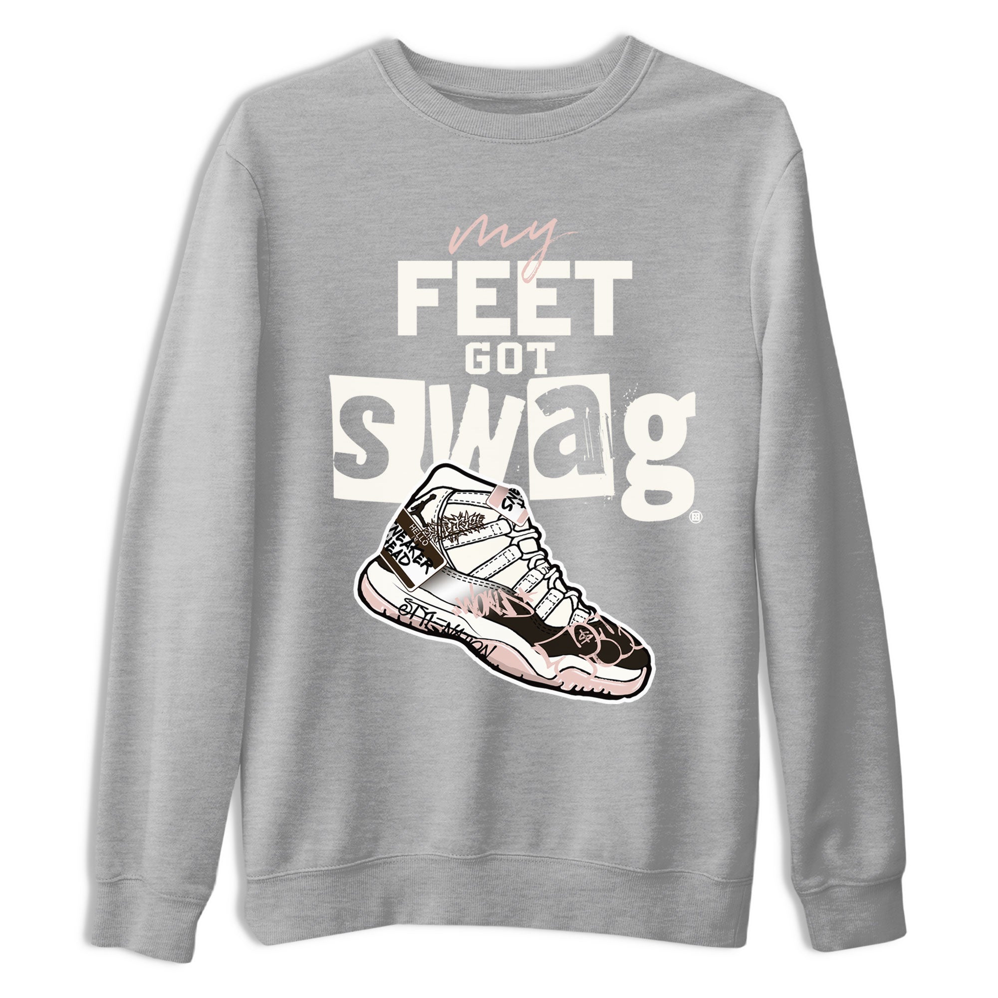 My Feet Got Swag snkmatch Tee - Air Jordan 11 Neapolitan