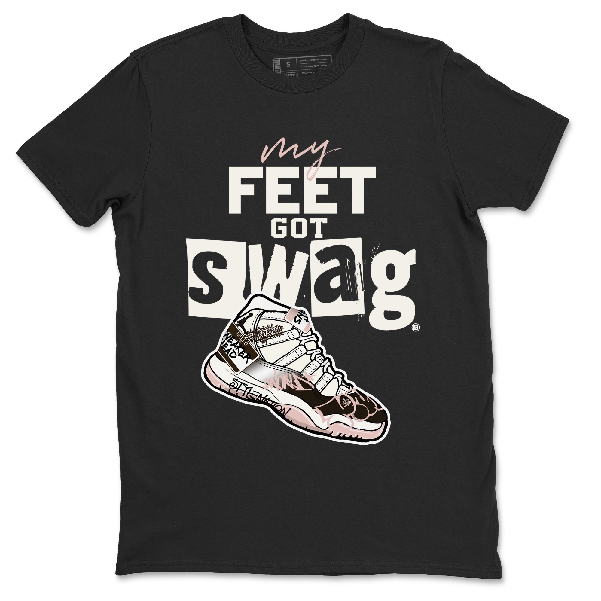 My Feet Got Swag snkmatch Tee - Air Jordan 11 Neapolitan