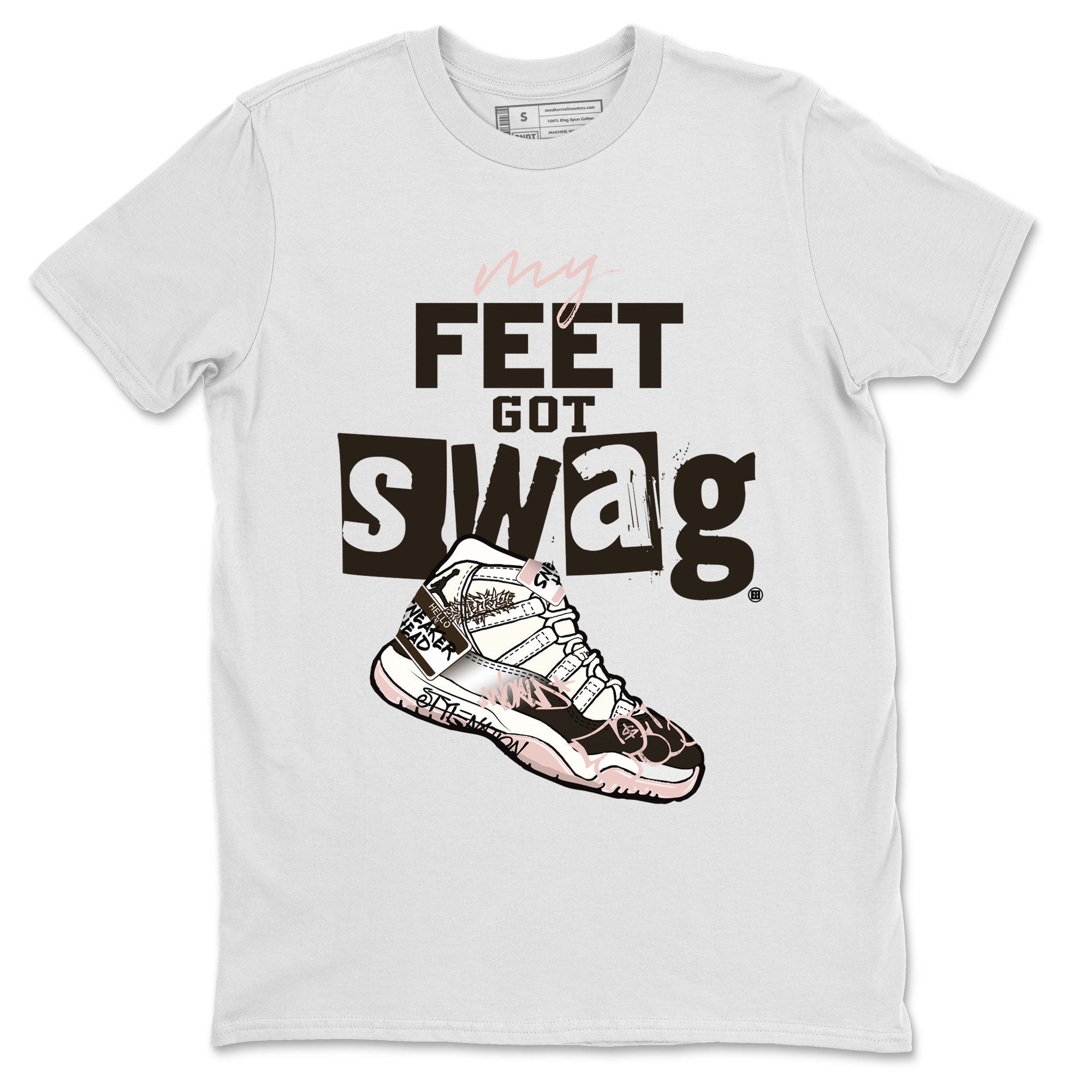 My Feet Got Swag snkmatch Tee - Air Jordan 11 Neapolitan