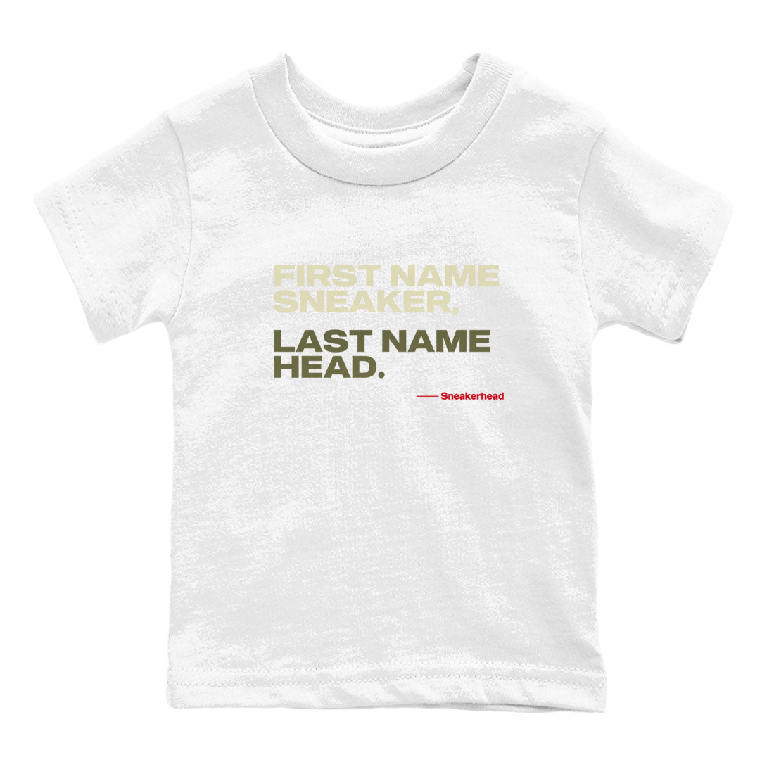 My Name Is snkmatch snkmatch Tees Kids - Air Jordan 1 Travis Scott Medium Olive