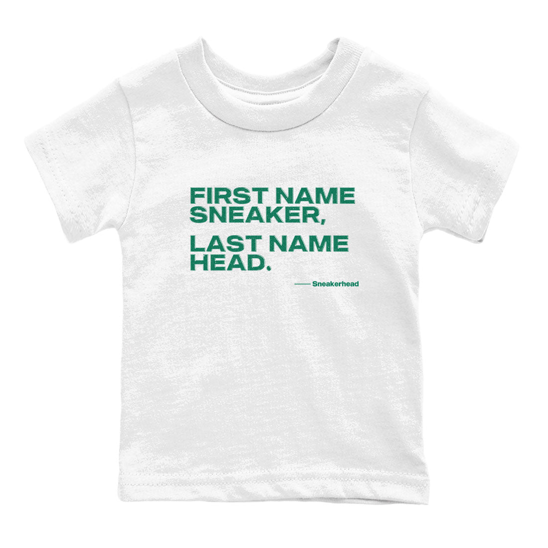 My Name Is snkmatch snkmatch Tees Kids - Air Jordan 4 Oxidized Green