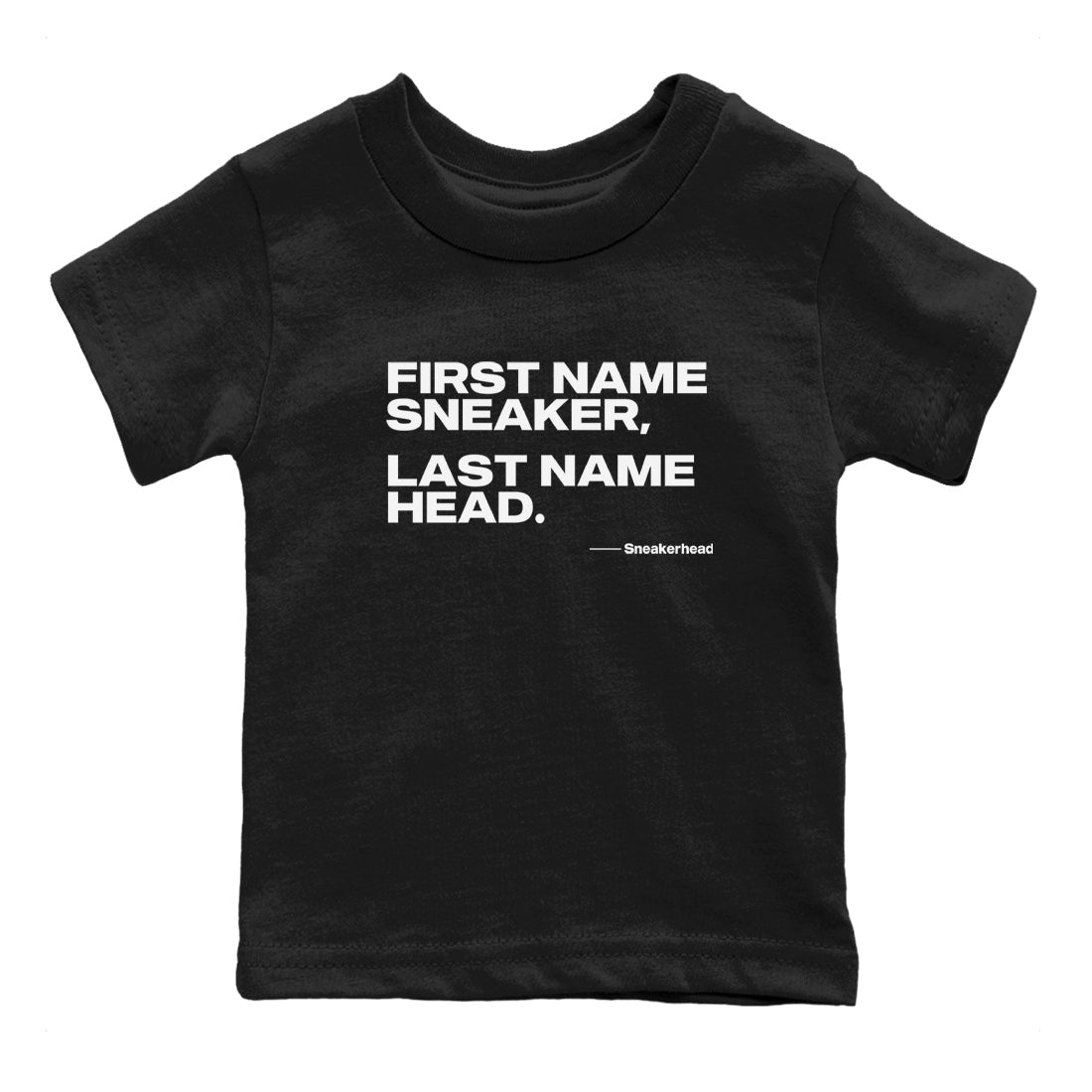 My Name Is snkmatch snkmatch Tees Kids - Air Jordan 4 White Thunder