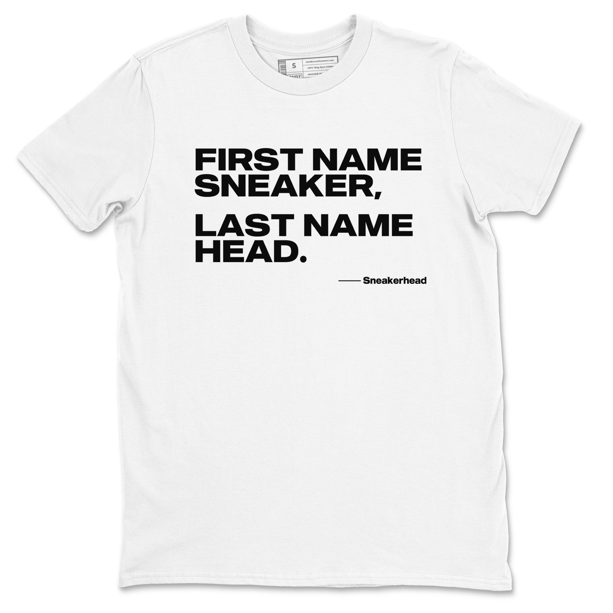 My Name Is snkmatch snkmatch Tees - Air Jordan 4 White Thunder