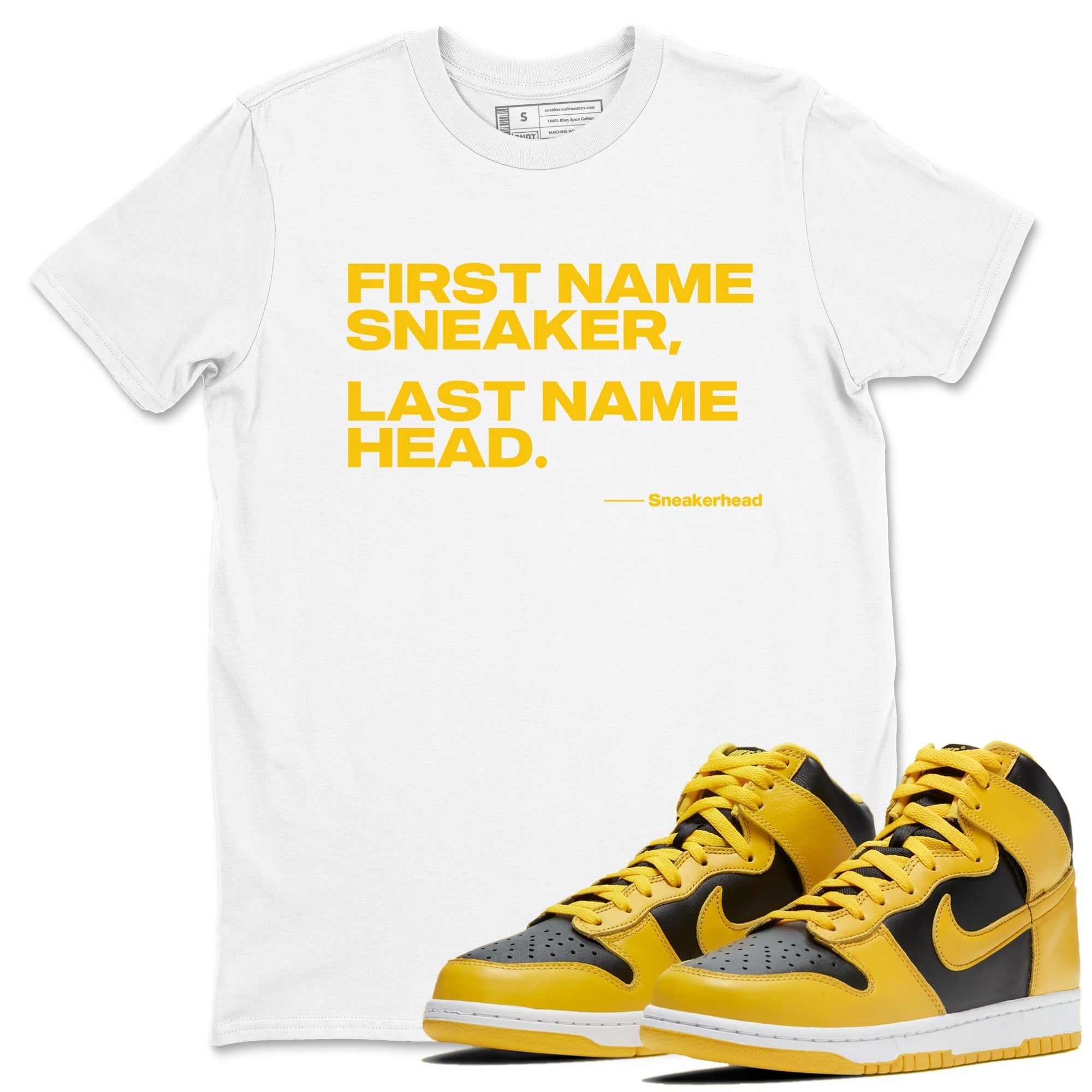 My Name Is snkmatch snkmatch Tees - Dunk High Pollen