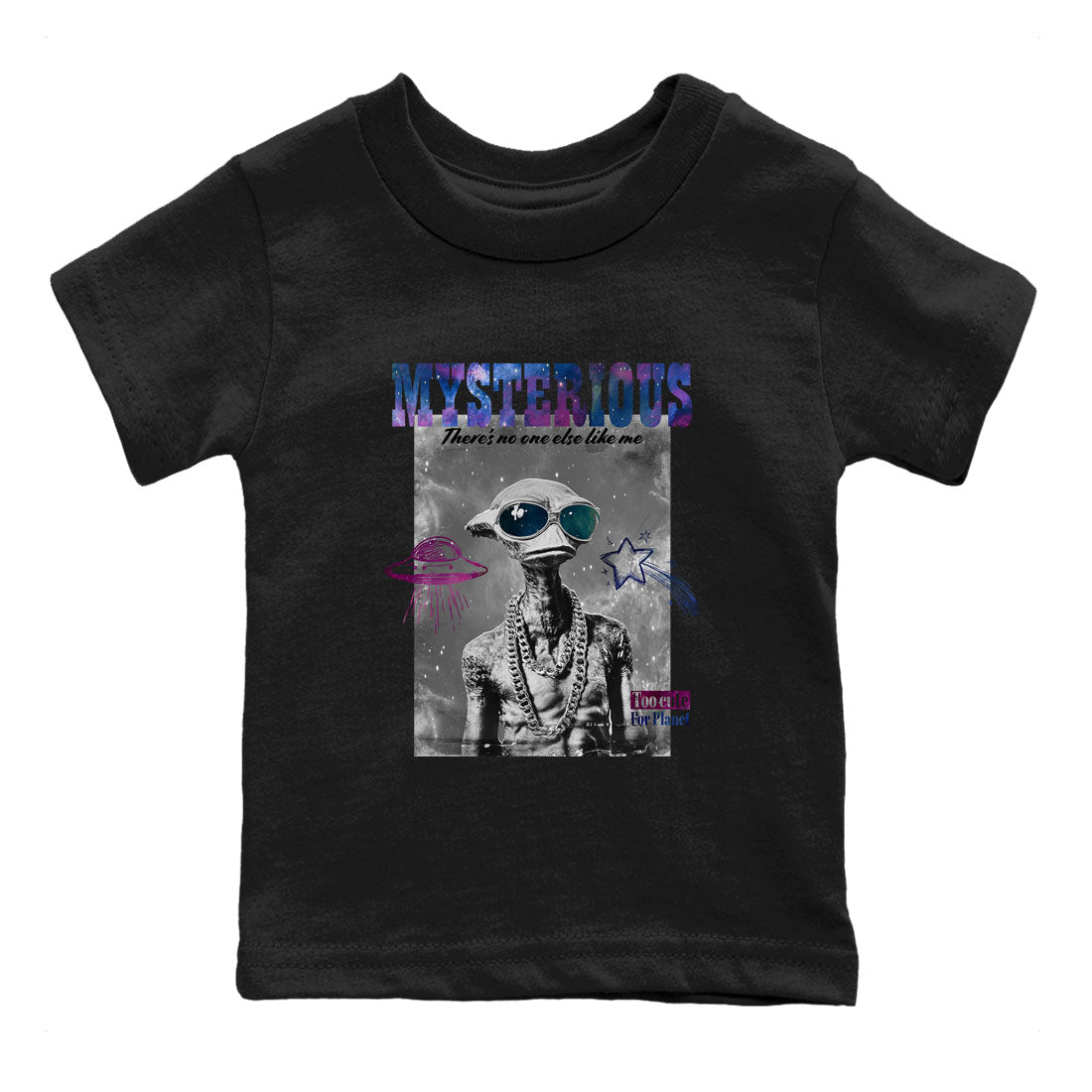 Mysterious Dude snkmatch Tees Kids - Air Foamposite One Galaxy