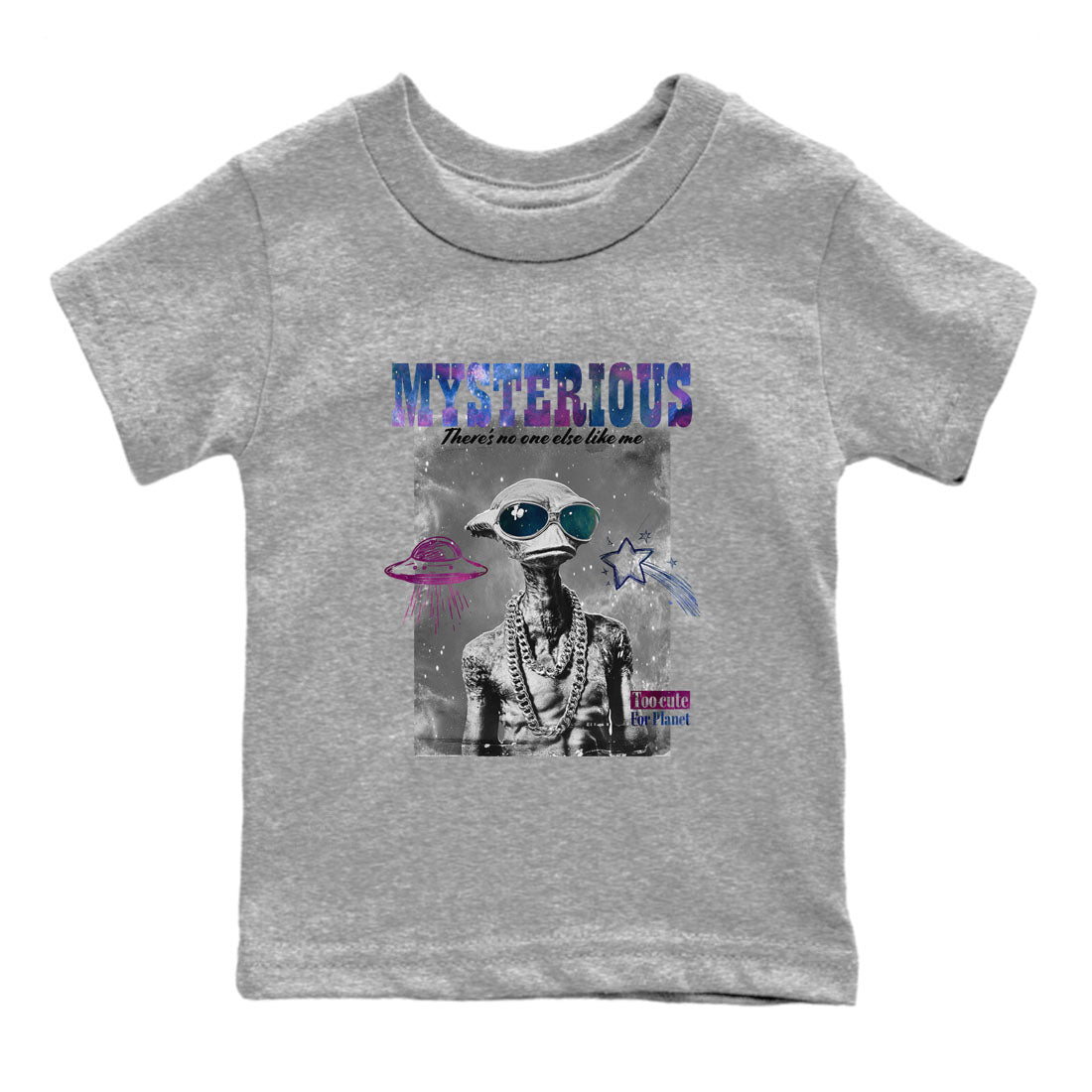 Mysterious Dude snkmatch Tees Kids - Air Foamposite One Galaxy
