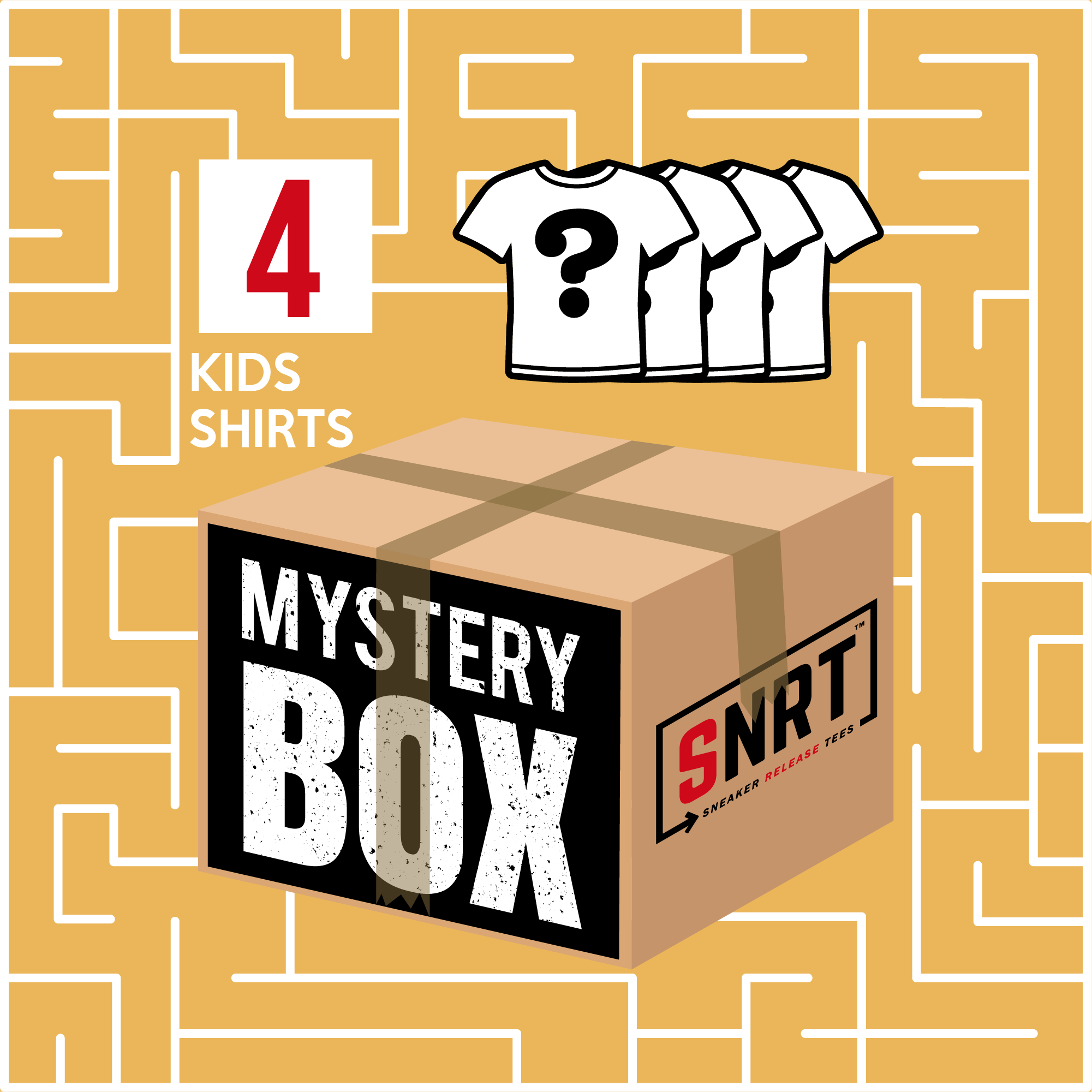 4 Kids T-shirts | Mystery Box 70% OFF