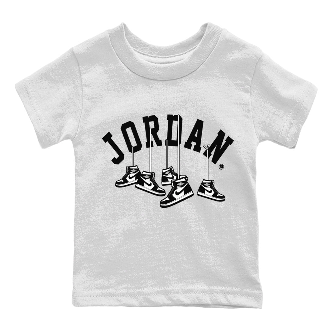 Hanging snkmatchs Kids Tops - Air Jordan 1 Black White