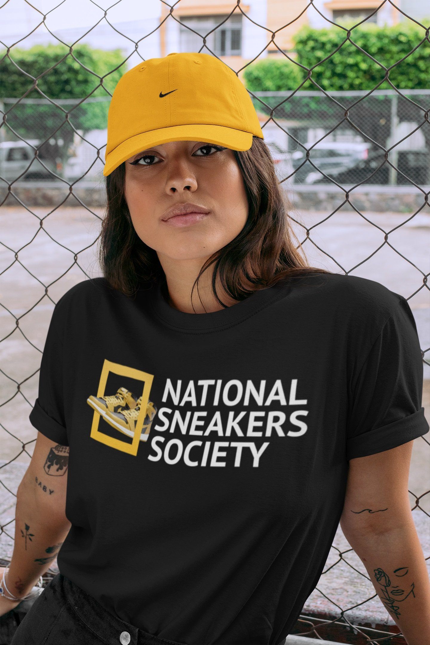 National snkmatchs Unisex Tops - Air Jordan 1 Pollen