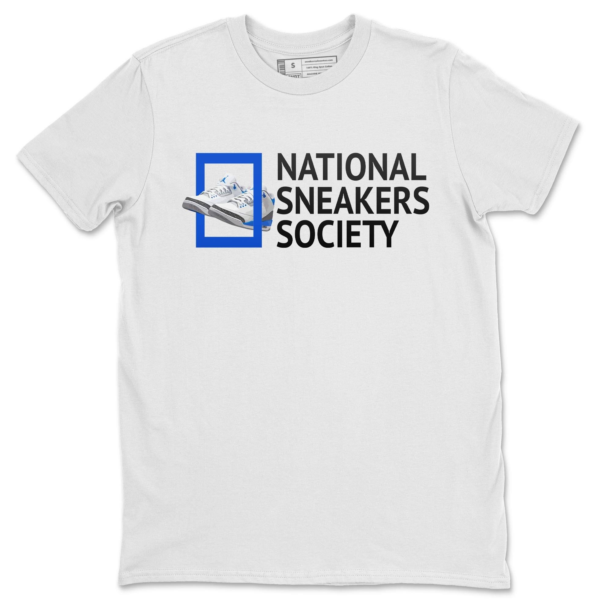 National snkmatchs Unisex Tops - Air Jordan 3 Racer Blue