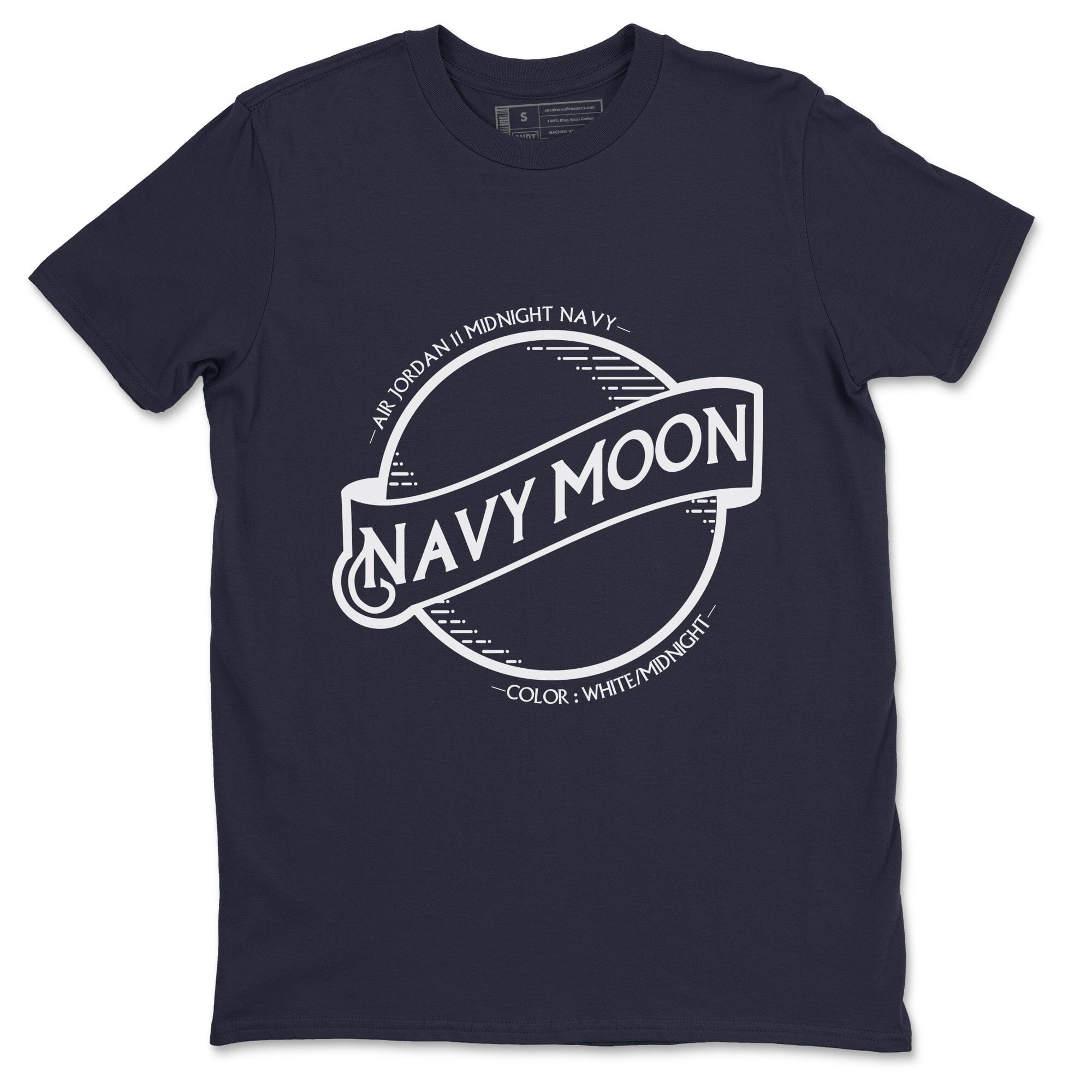 Navy Moon Unisex Tops - Air Jordan 11 Midnight Navy