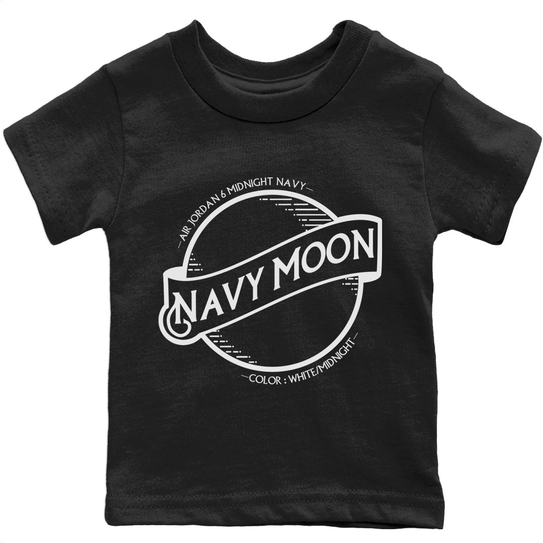 Navy Moon Kids Tops - Air Jordan 6 Midnight Navy